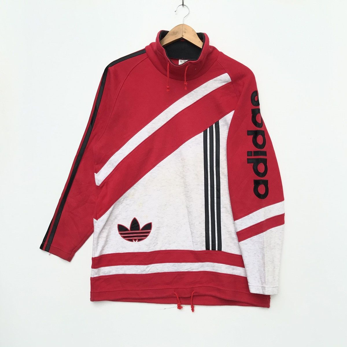 Adidas × Vintage Vintage Adidas Big Logo Sweatshirt Size US M / EU 48-50 / 2 - 1 Thumbnail