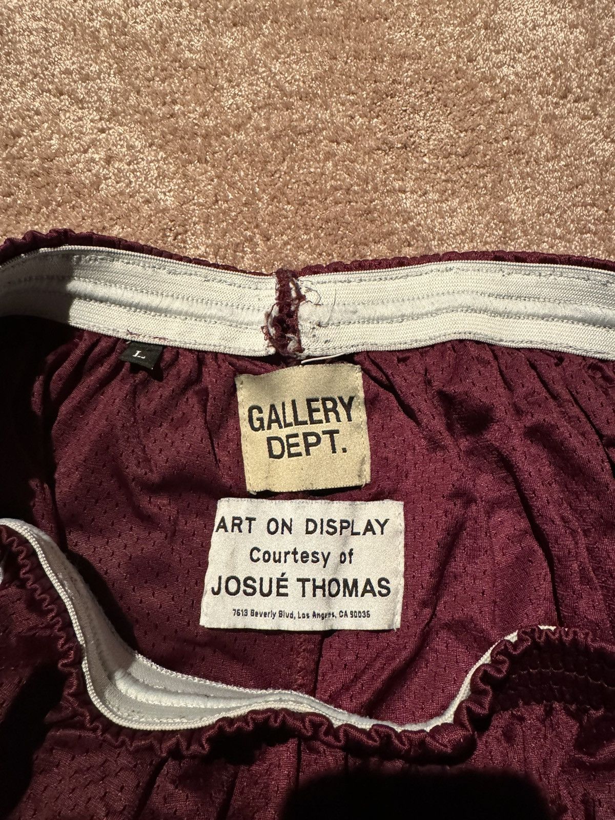 Gallery Dept. Josue Thomas Gym Shorts Size US 33 - 3 Thumbnail
