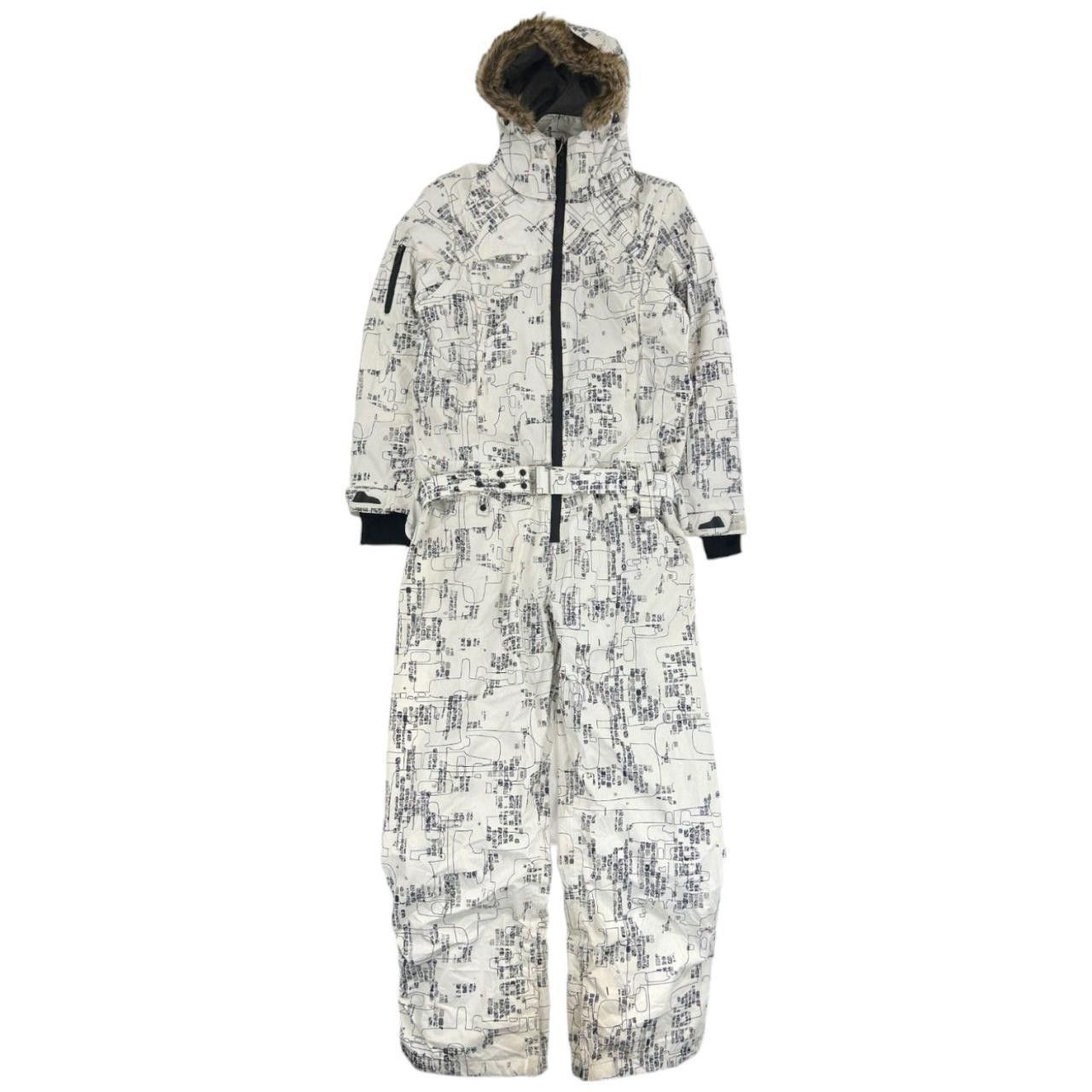 image of Vintage Oakley Road Snowsuit Woman's Size L in White, Women's