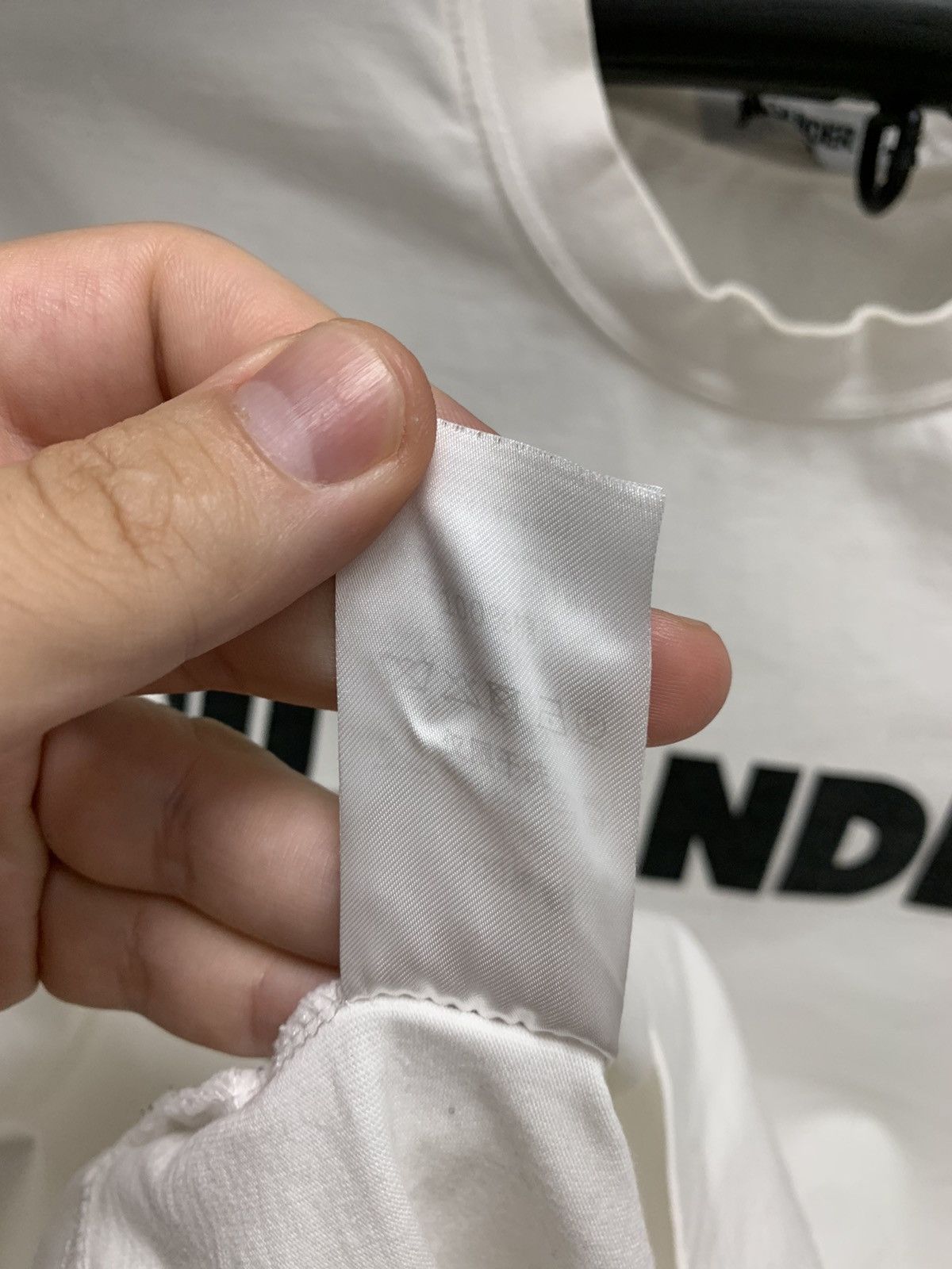 Japanese Brand × Jil Sander Jil Sander big logo white t-shirt L-Xl oversize t-shirt japa Size US L / EU 52-54 / 3 - 8 Thumbnail