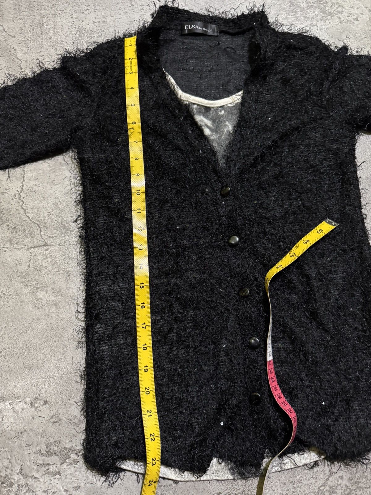 Hysteric Glamour Y2k Elsa Girl Black Fuzzy Inner Tank tops Cardigan Size M / US 6-8 / IT 42-44 - 9 Thumbnail