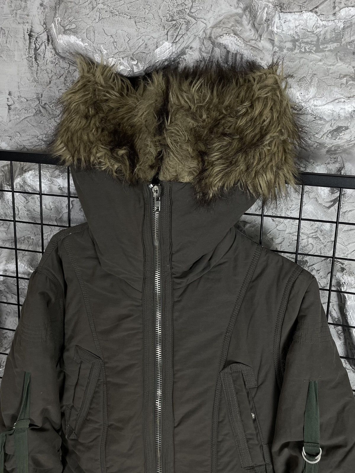 Junya Watanabe VNTG Y2K Fur Bandage Jacket DG LGB GOA Archive Japanese Vibe Size US S / EU 44-46 / 1 - 5 Thumbnail