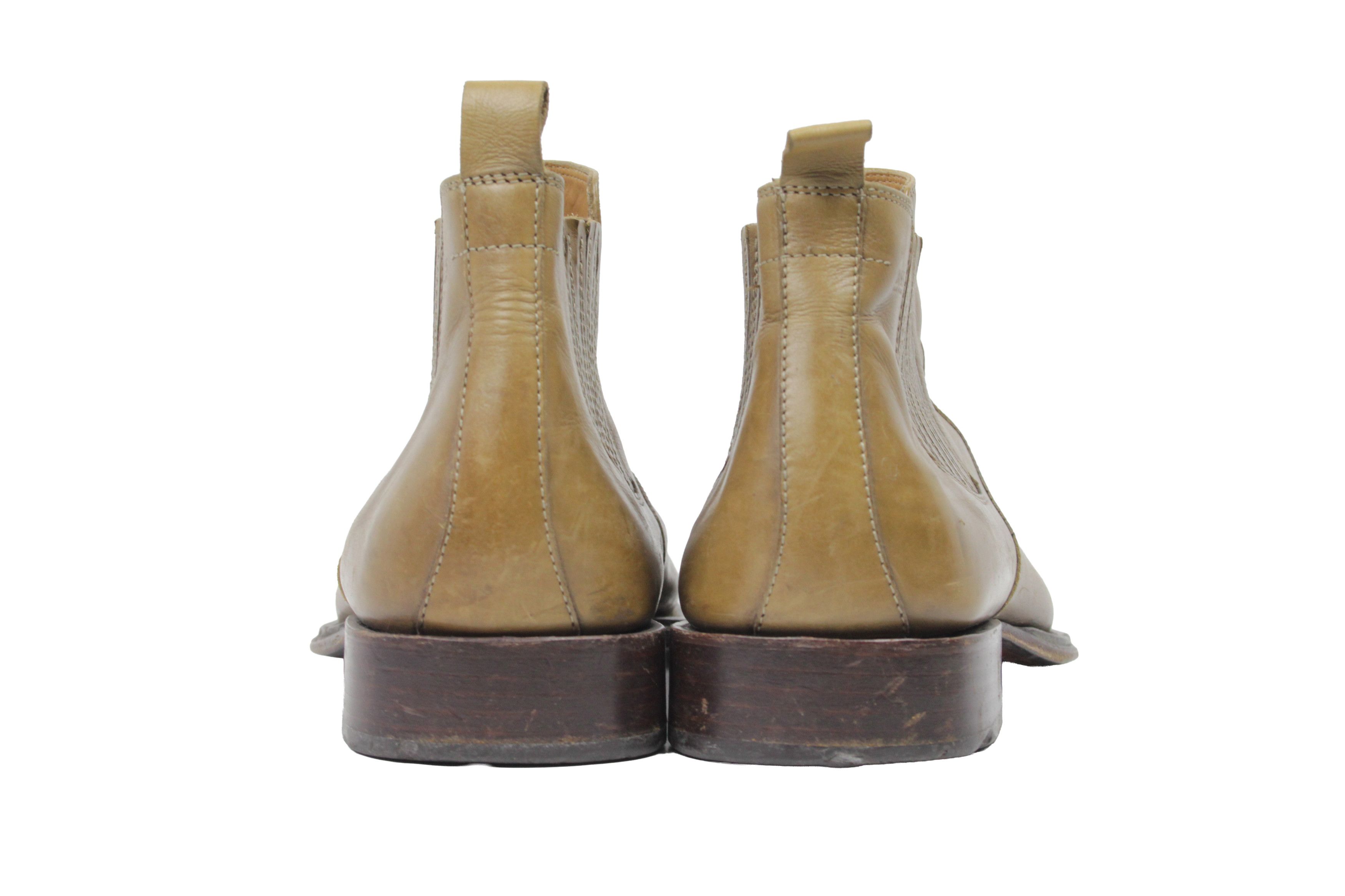 Hugo Boss 00S Y2K Cowboy Ankle Biker Boots Vintage Size US 10.5 / EU 43-44 - 10 Thumbnail