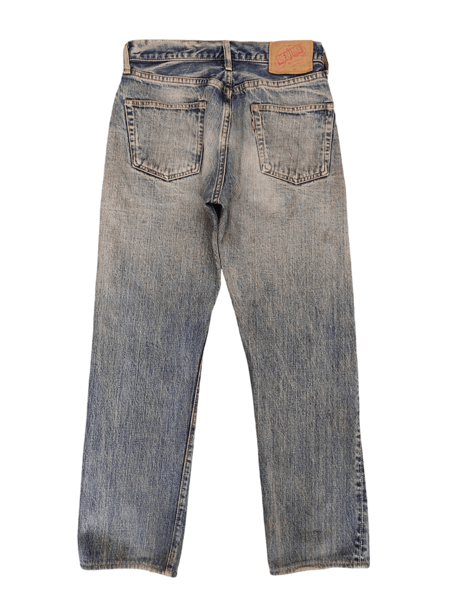 Denime 1990s Denime Japan Clawmark Distress Faded Raw Denim Jeans Size US 29 - 7 Thumbnail