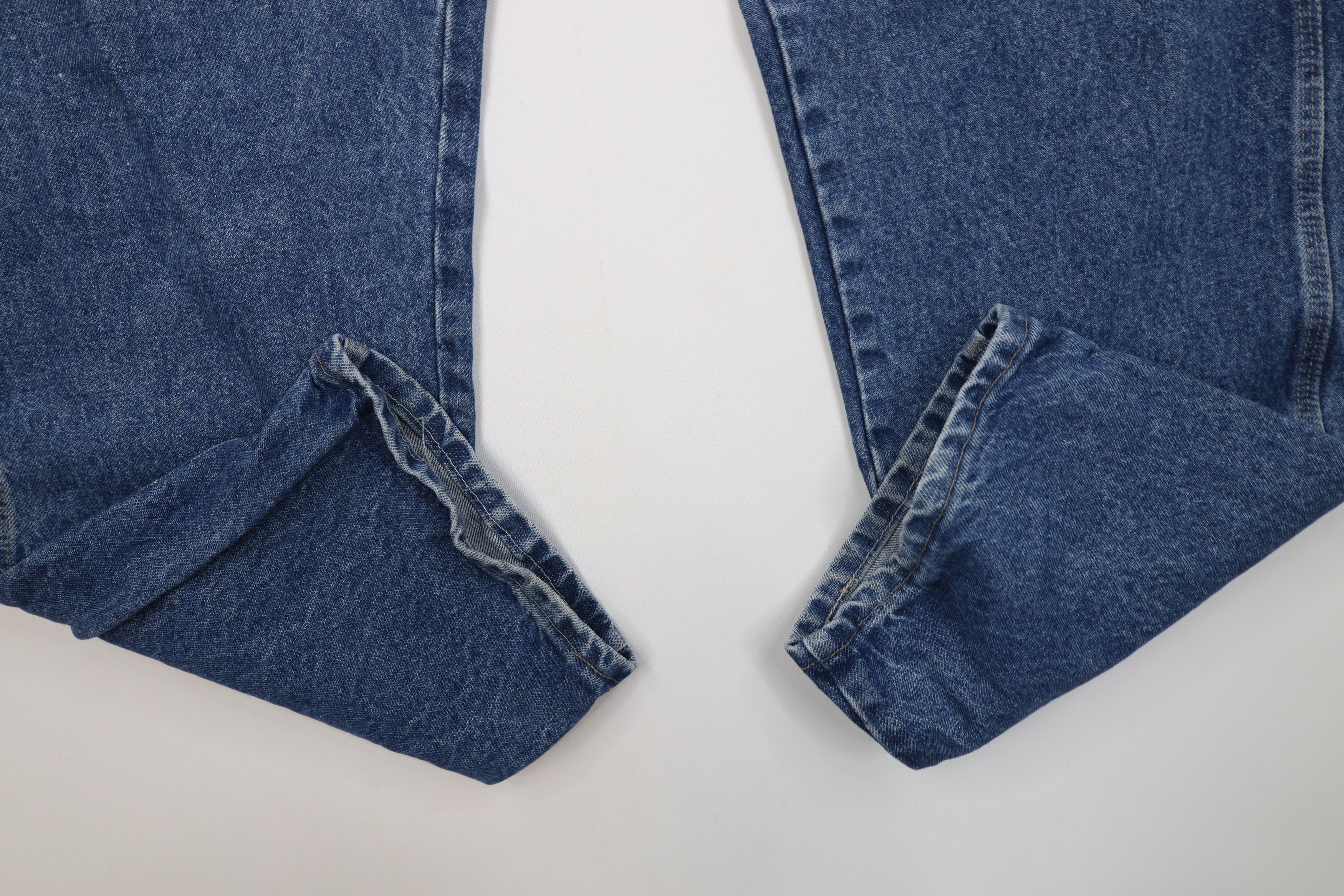 Vintage Bulwark FR Fire Flame Resistant Wide Leg Denim Jeans Size US 38 / EU 54 - 5 Thumbnail