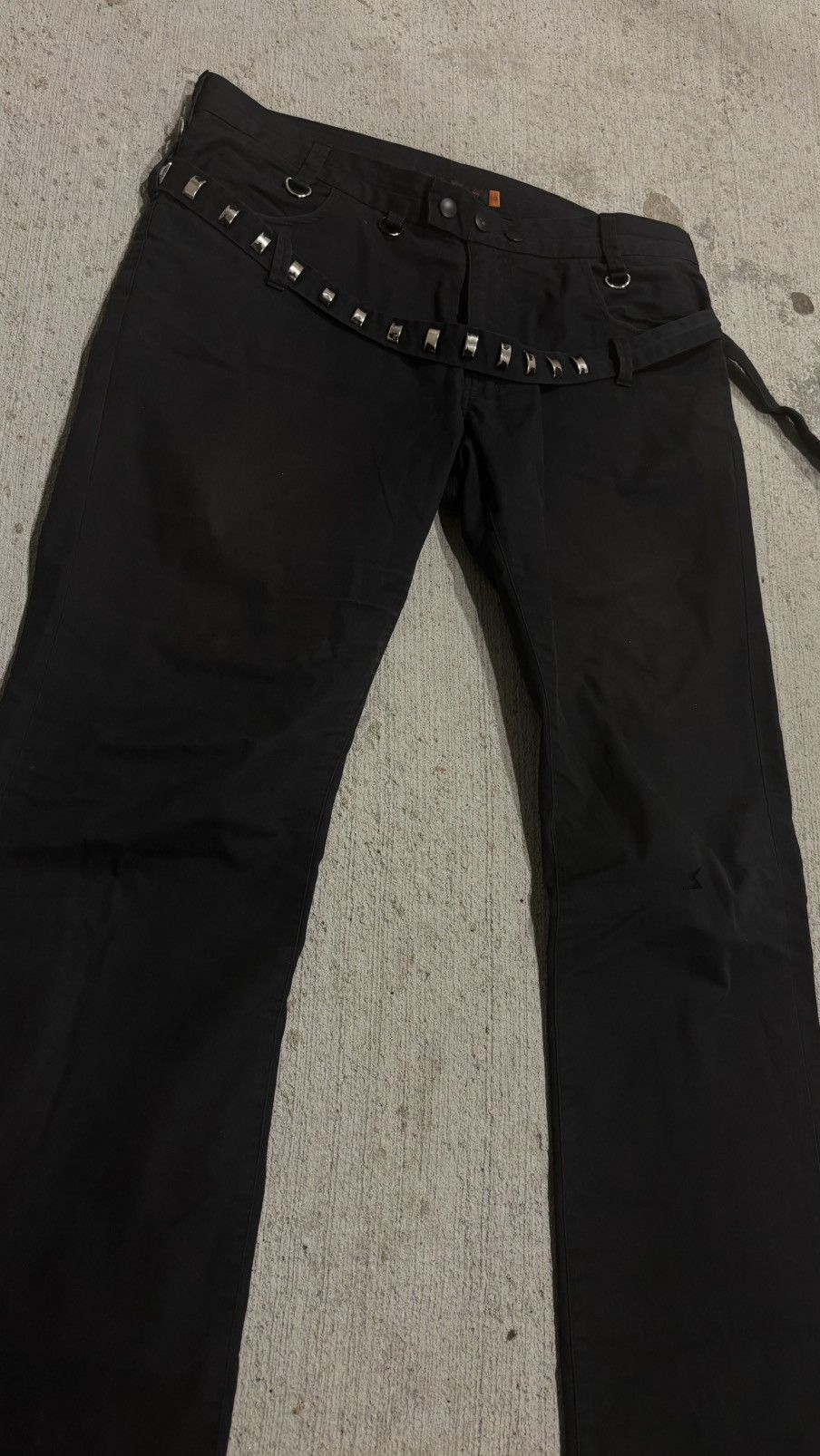 Undercover Undercover SS2006 Studded Belt Pants Size US 33 - 8 Thumbnail