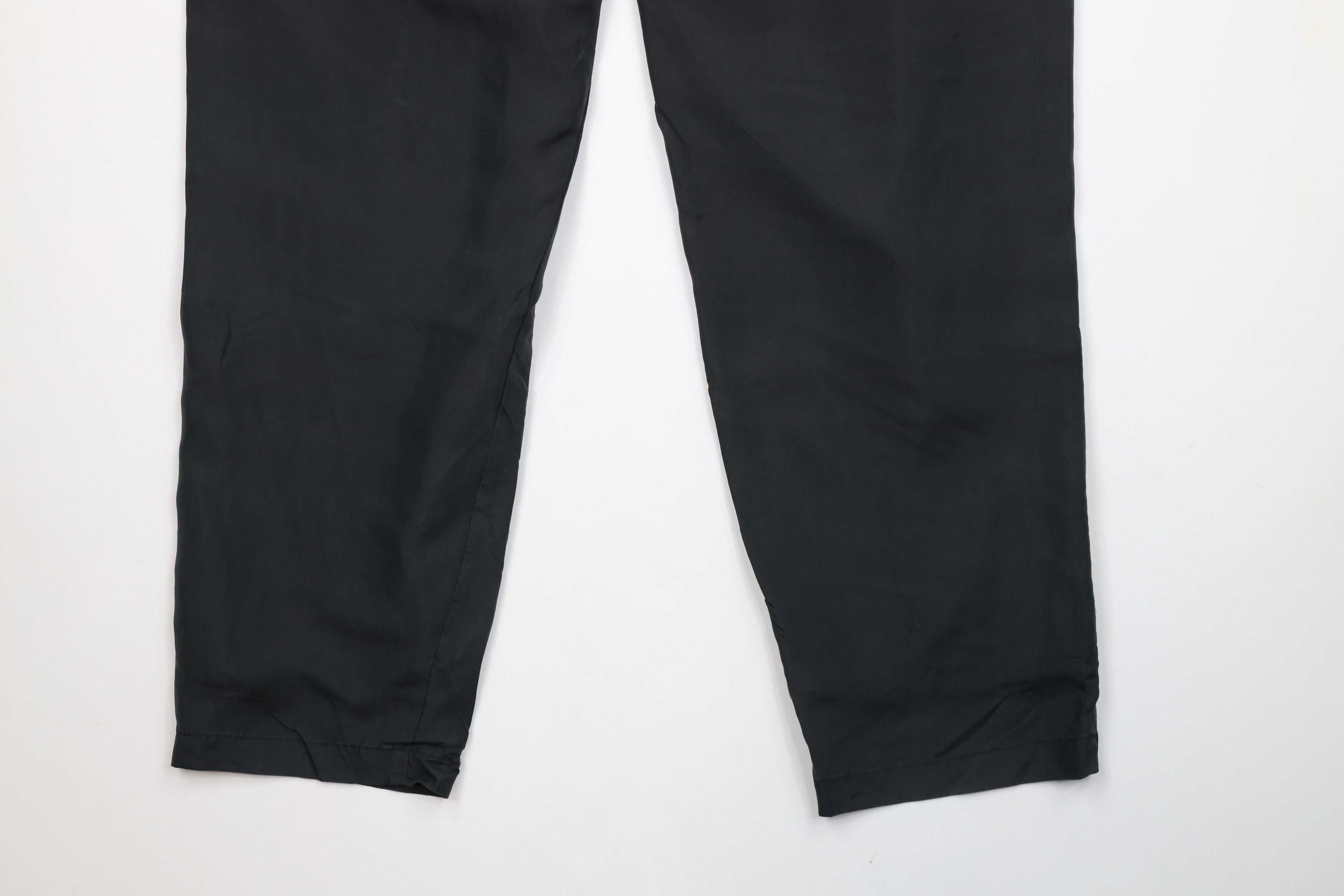 Vintage Vintage 90s Streetwear Blank Silk Tapered Leg Pants Black Size US 34 / EU 50 - 12 Thumbnail