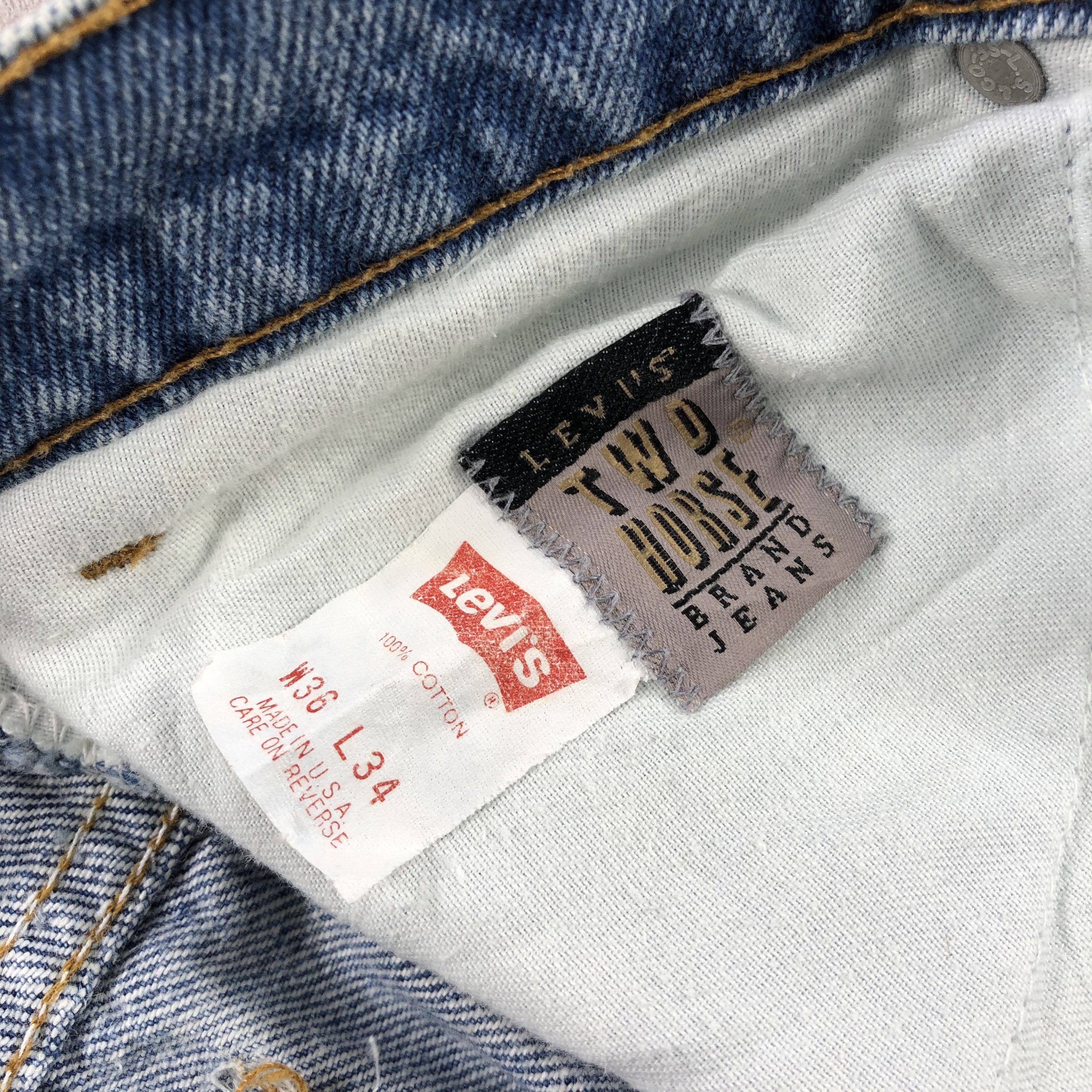 Levi's × Vintage Vintage 90s Levis Jeans-JM2450 Size US 36 / EU 52 - 12 Thumbnail