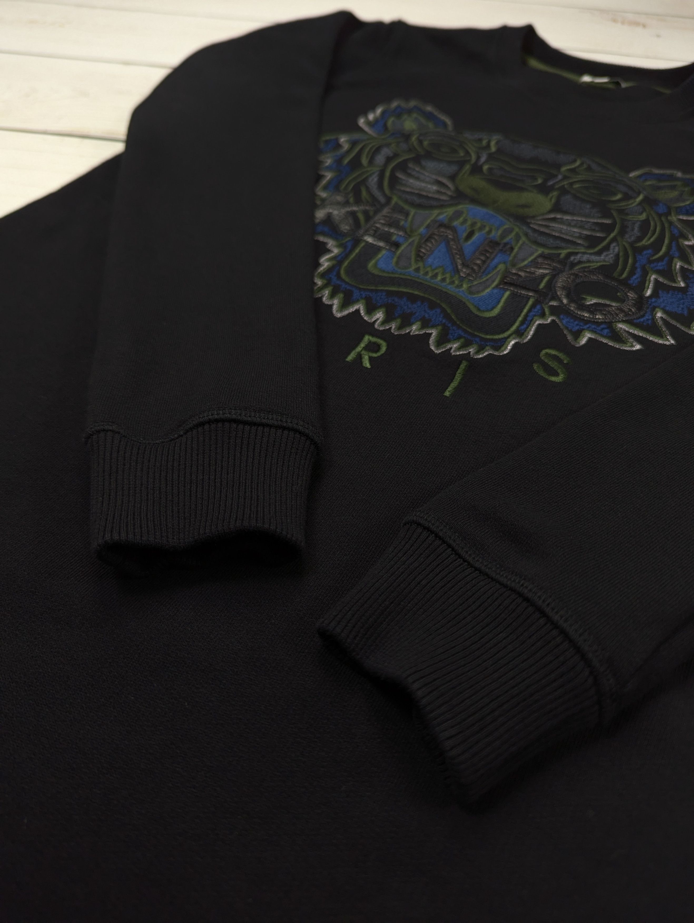 Kenzo Kenzo Paris Embroidered Tiger Logo Sweatshirt Dress Size XS / US 0-2 / IT 36-38 - 8 Thumbnail