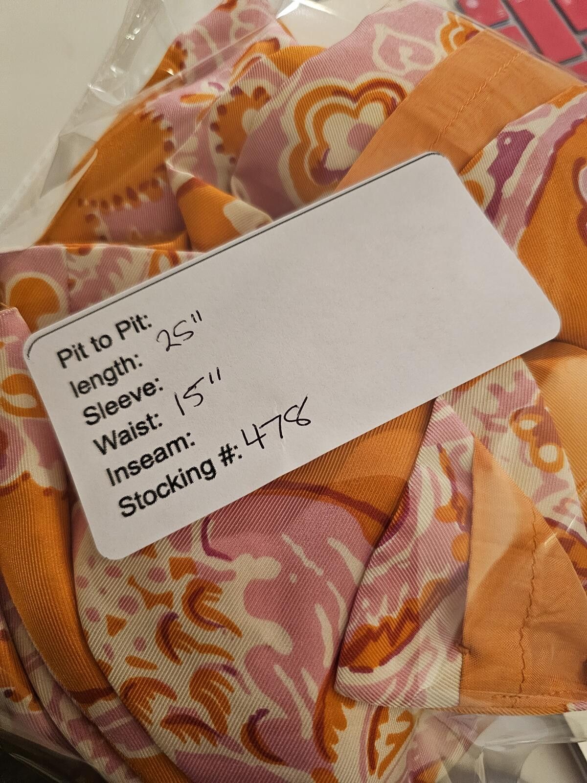 Ann Taylor Ann Taylor Skirt Organge & Pink Womens Size 8 100% Silk Size 30" / US 8 / IT 44 - 5 Thumbnail