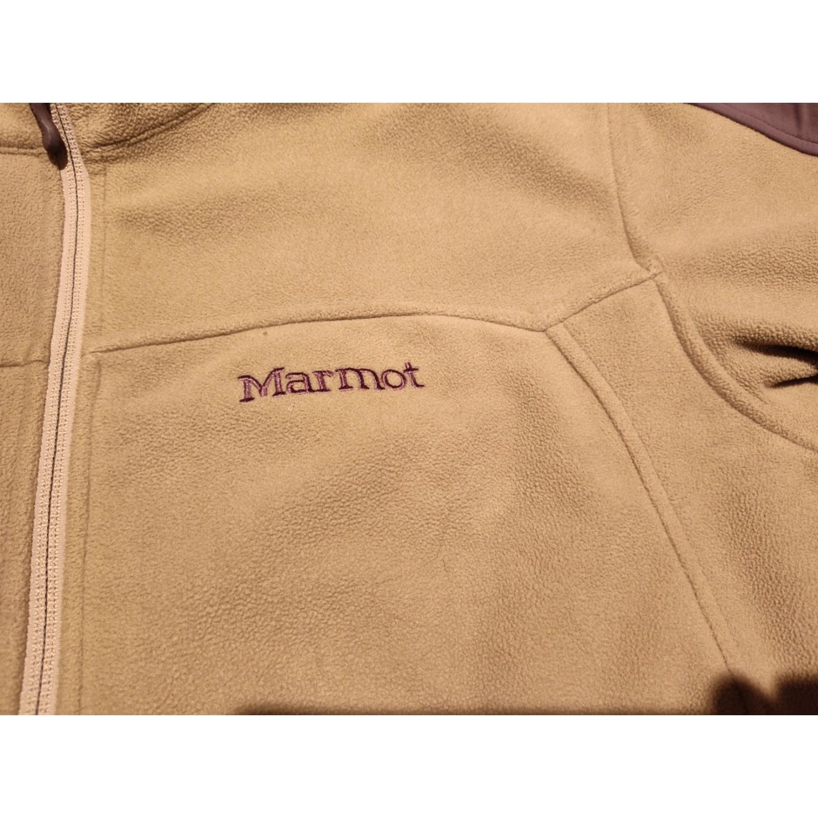 Marmot Marmot Windstopper Jacket Men's Large Gray Green Full Zip Mock Neck Fleece Size US L / EU 52-54 / 3 - 6 Thumbnail