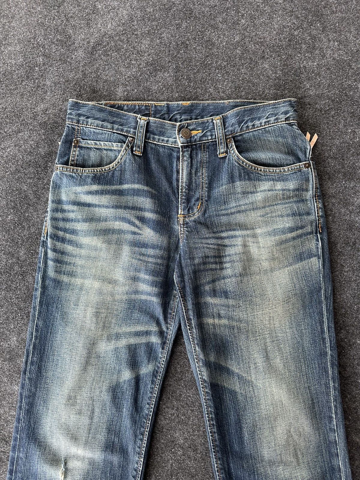 Edwin Edwin Gold Rush Vintage Distressed Washed Denim W30 F73 Size US 30 / EU 46 - 2 Thumbnail