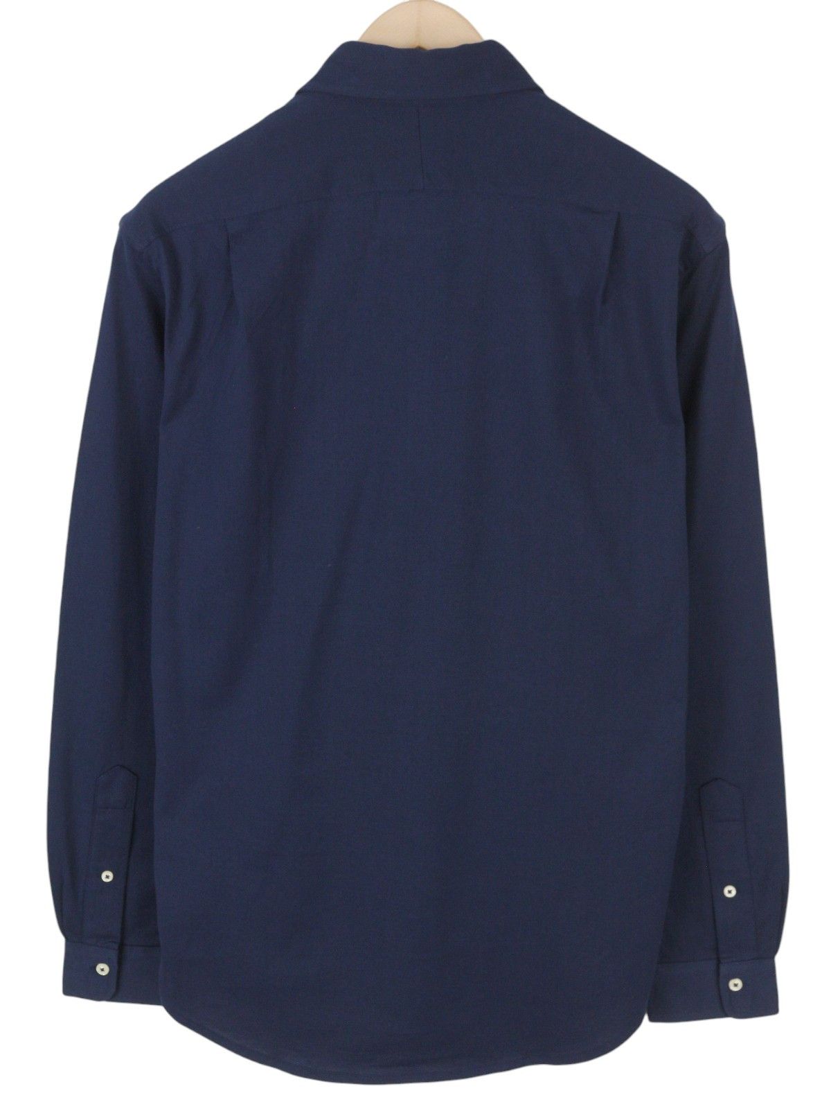 Ralph Lauren M Dark Blue Cutaway Button-Up Embroidered Logo 86991 Size US M / EU 48-50 / 2 - 2 Thumbnail