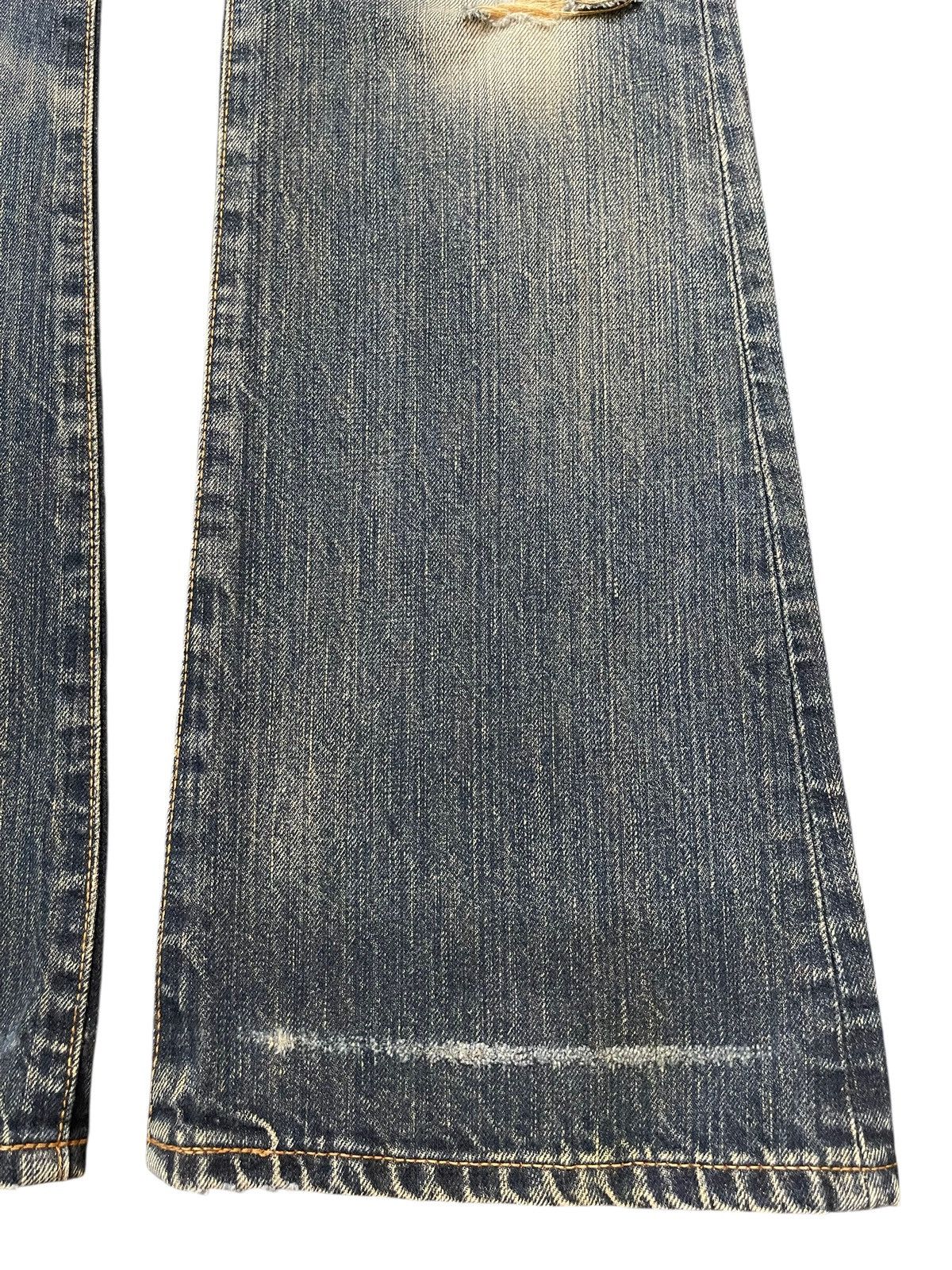 Edwin Vintage Edwin Blue Faded Wash Style Flare Jeans Size US 30 / EU 46 - 8 Thumbnail