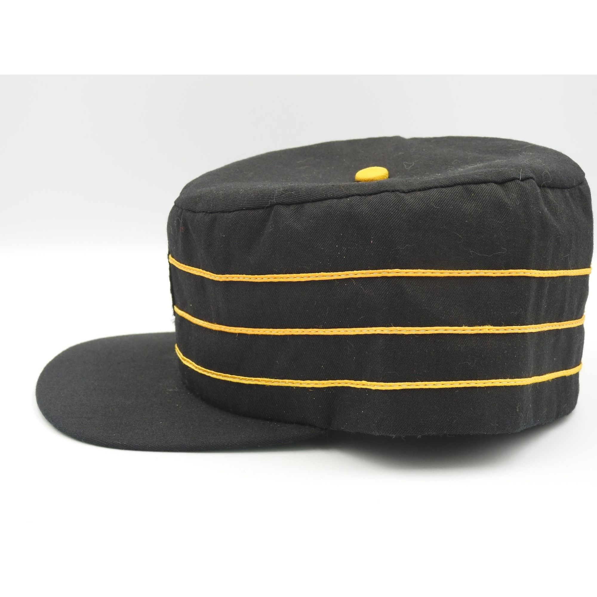 Other Vintage Pittsburgh Pirates Black Pillbox Hat Mens XL USA Hat Size ONE SIZE - 4 Thumbnail