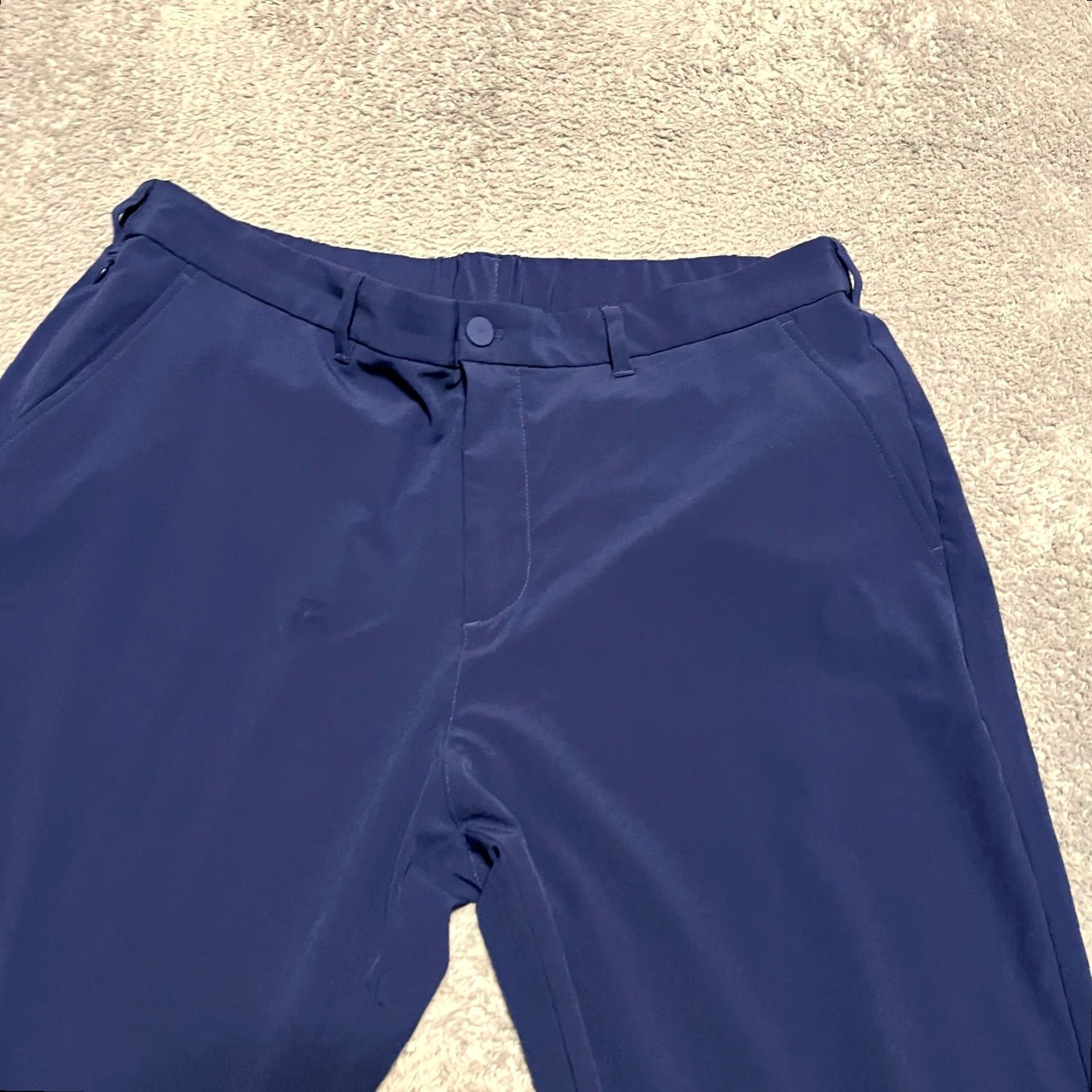 Mizzen+Main Mizzen + Main Helmsman Pants Mens 40 Slim Blue Golf Performance 38x29 Chino Men Regular Inseam 29 Size US 40 / EU 56 - 2 Thumbnail