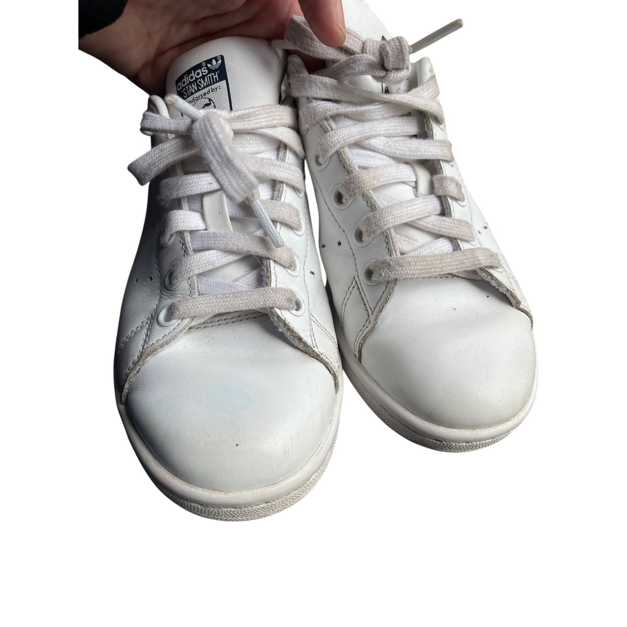 Adidas Adidas Stan Smith Originals White Dark Blue Sneakers Mens 4 Size US 5.5 / IT 35.5 - 7 Thumbnail