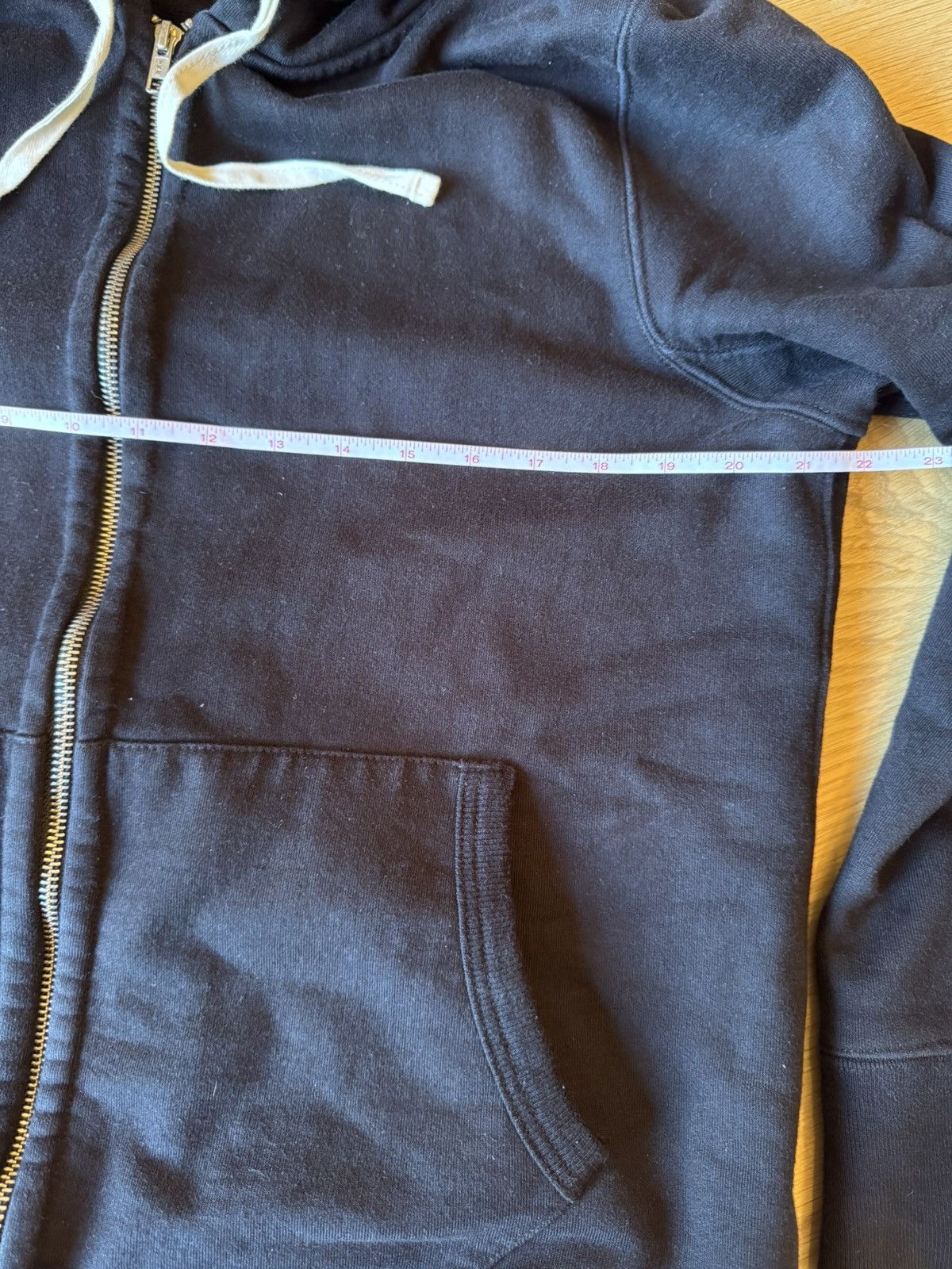 Merz B. Schwanen MERZ B. SCHWANEN HEAVY WEIGHT ZIP HOODIE - DEEP BLACK - 3S80 Size US L / EU 52-54 / 3 - 5 Thumbnail