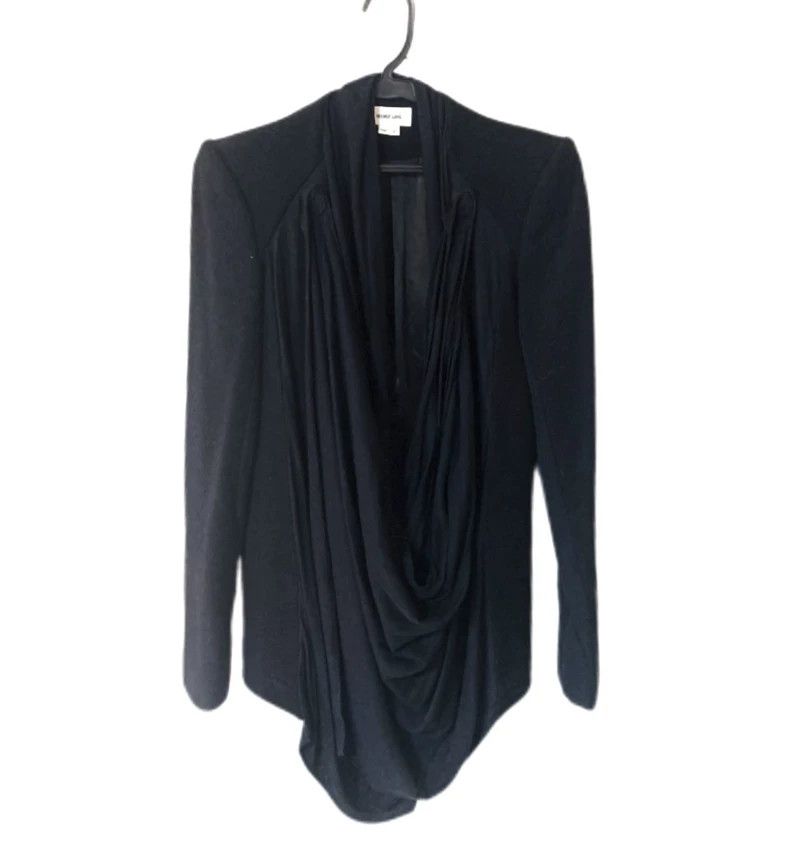 Helmut Lang HELMUT LANG size2 A curved, irregularly shaped collar jacke Size M / US 6-8 / IT 42-44 - 1 Thumbnail