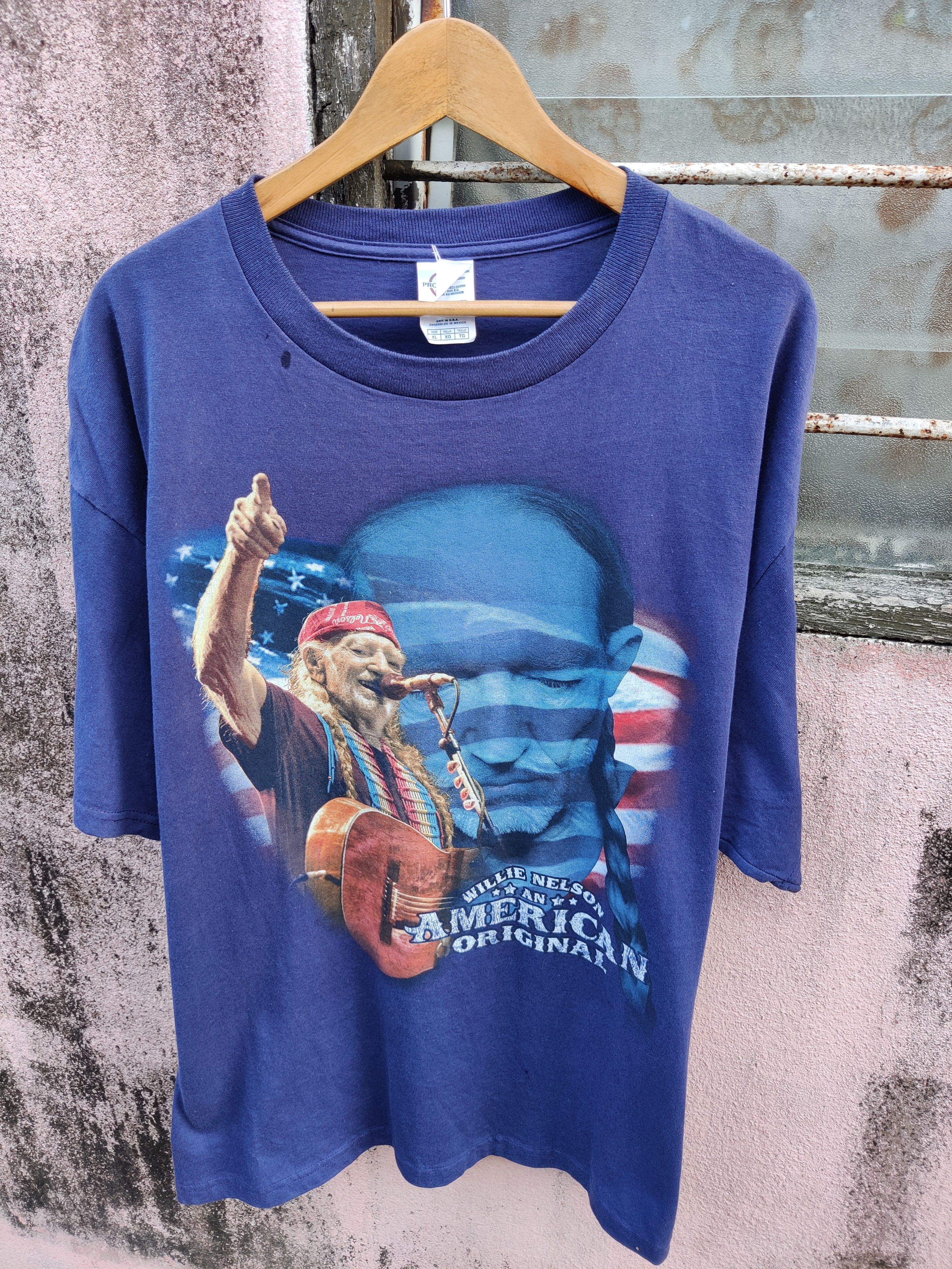 Band Tees Vintage Willie Nelson American Snoop Dog Band Shirt Size US XL / EU 56 / 4 - 2 Thumbnail