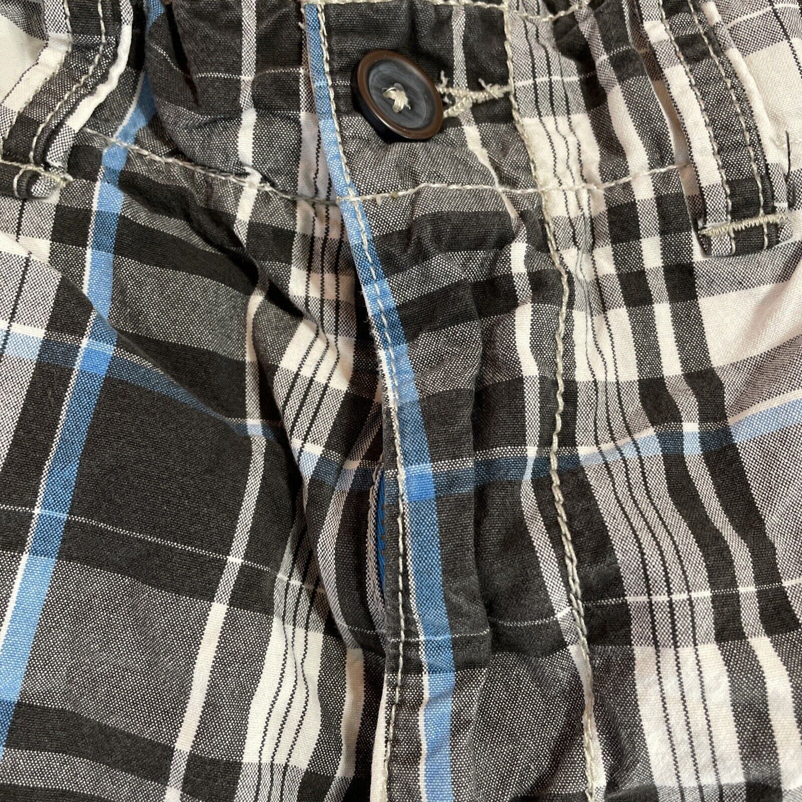 American Eagle Outfitters American Eagle Men's Shorts Black Plaid Size 30 Casual Class Size US 30 / EU 46 - 3 Thumbnail