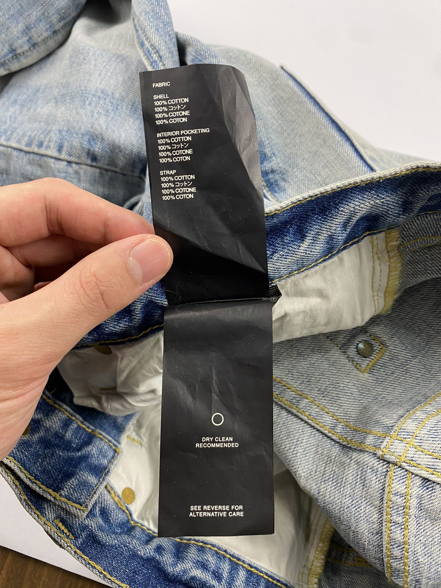 Fear of God Fear of God Sixth Collection Strap Denim Size US 29 - 11 Thumbnail