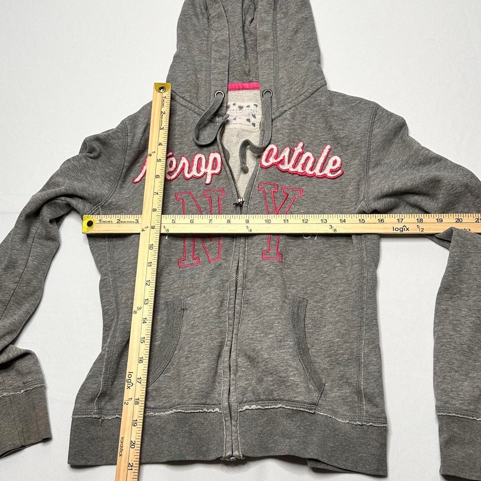 Aeropostale Aeropostale Embroidered Vintage Size S Zip Up Light Weight Size S / US 4 / IT 40 - 3 Thumbnail