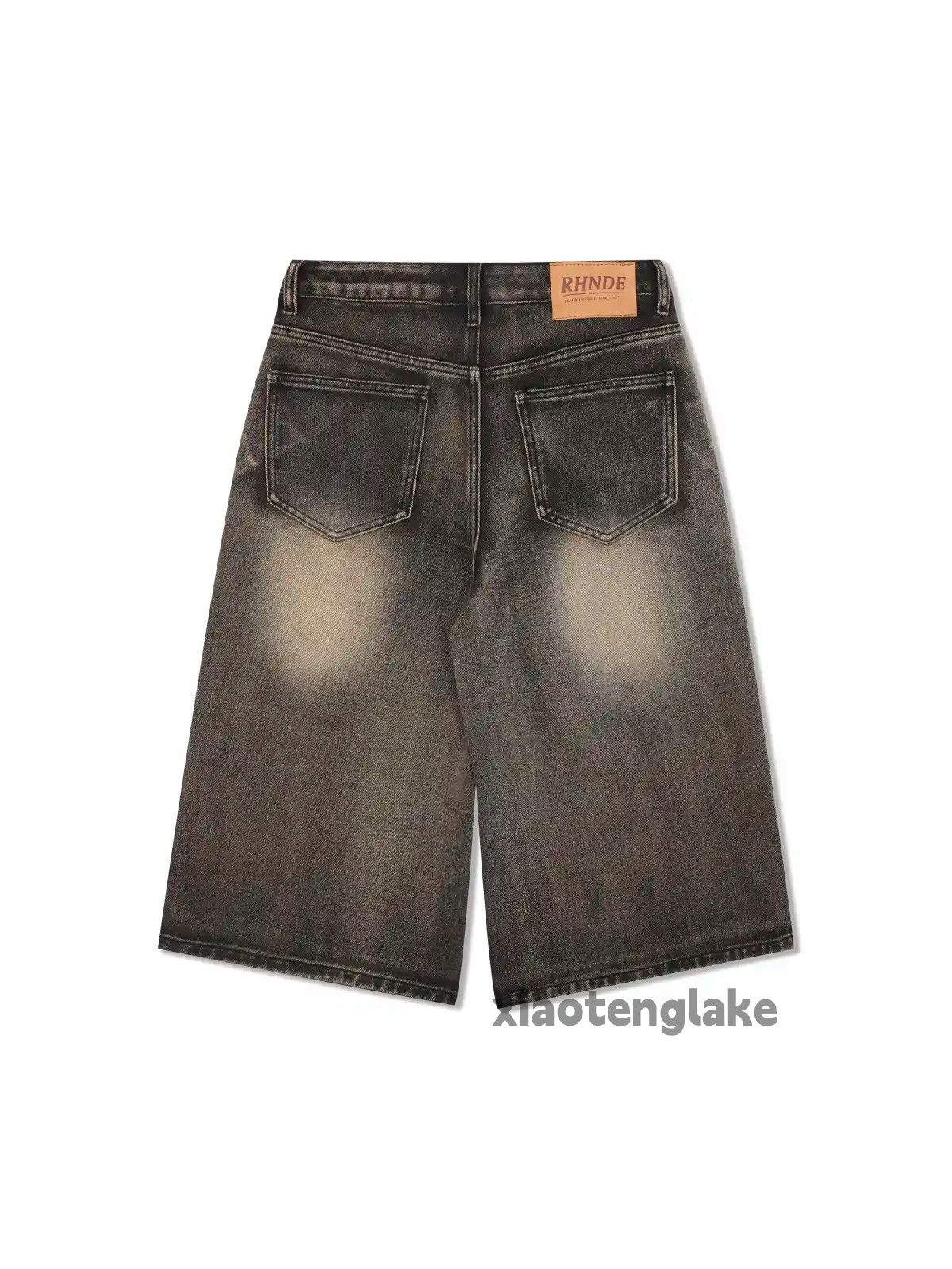 Jean Unisex utility loose baggy skate hiphop y2k shorts Size US 34 / EU 50 - 7 Thumbnail