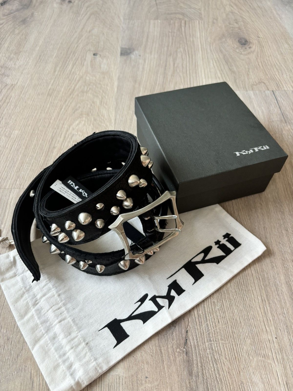 KMRii KMRii studded double loop belt | Grailed