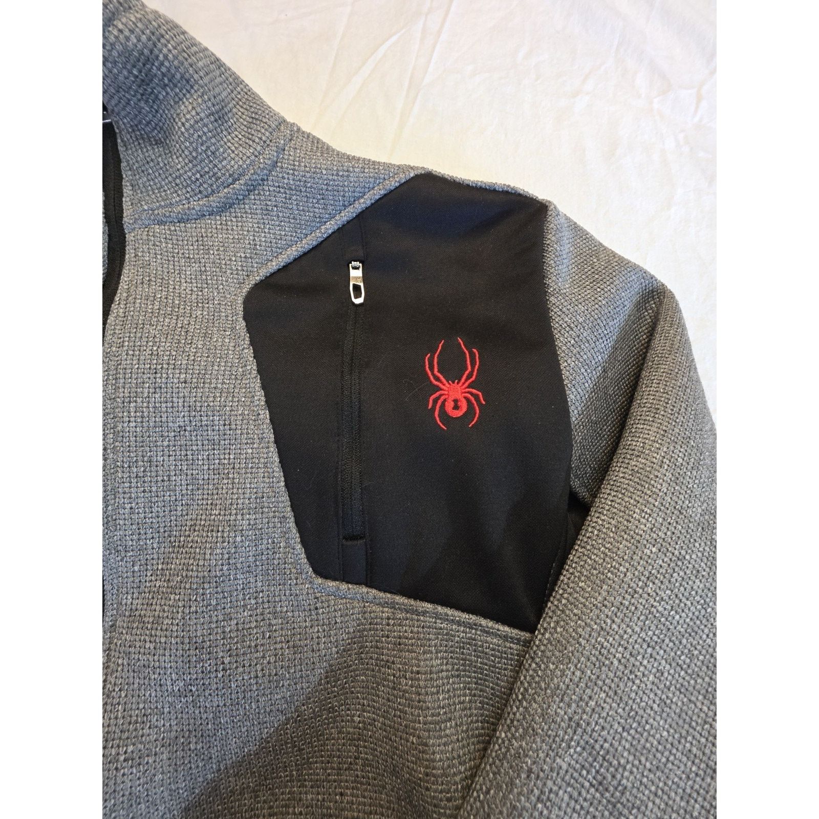 Spyder Spyder Full Zip Fleece Lined Grey Long sleeve Jacket Size US XL / EU 56 / 4 - 2 Thumbnail