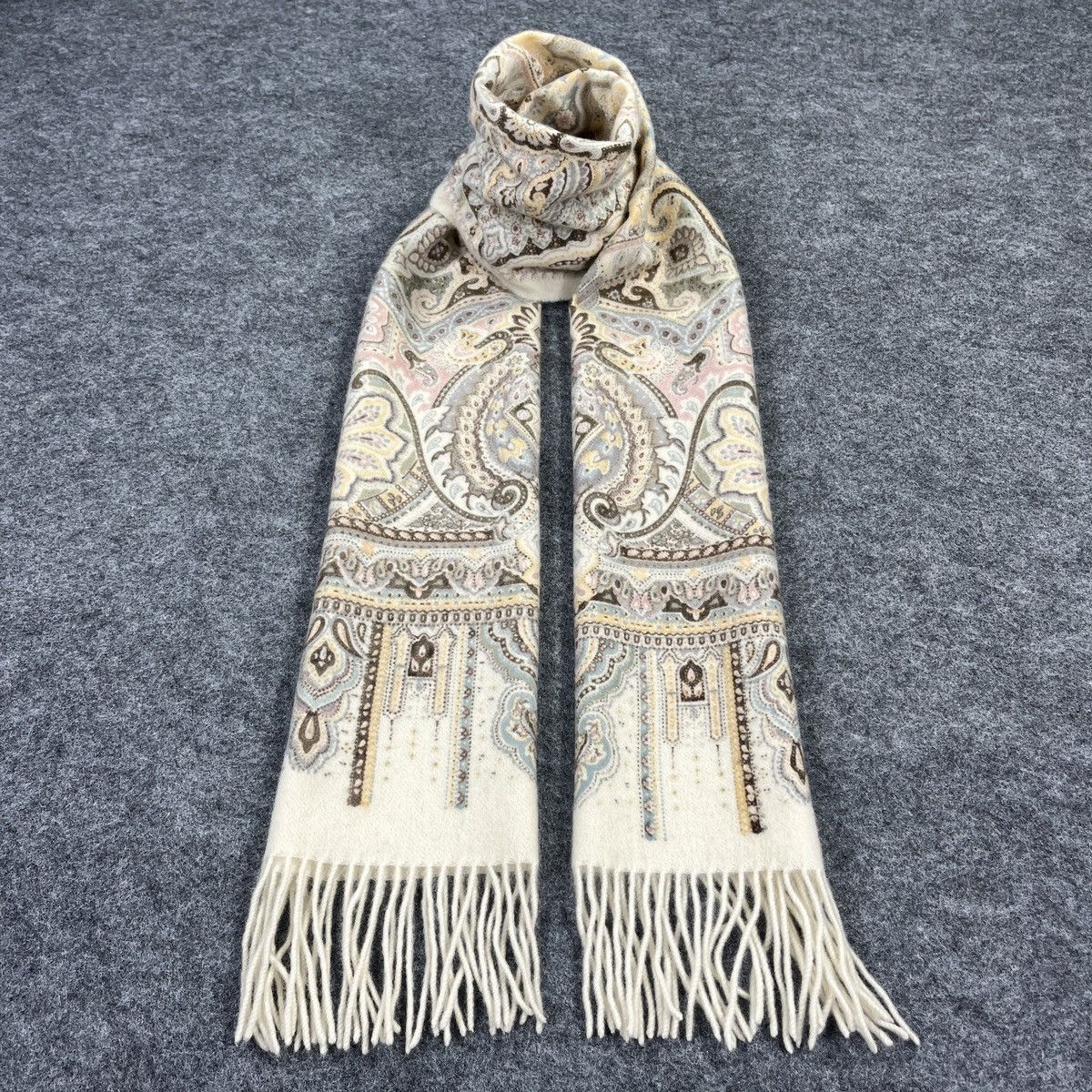 Vintage Top Kapi Paisley Scarf Muffler Neckwear T910 Size ONE SIZE - 5 Thumbnail