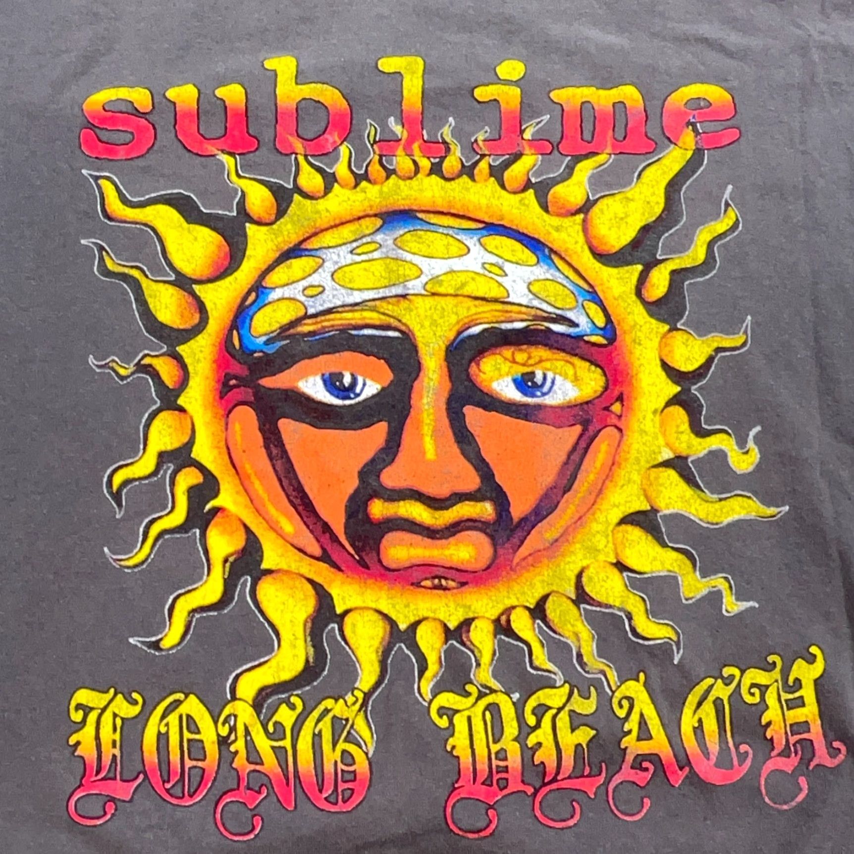 Vintage VINTAGE Sublime T-Shirt Men XL Crew Neck Band Logo Concert Music Gray Short Sleeve Classic Rock 2000s Size US XL / EU 56 / 4 - 2 Thumbnail