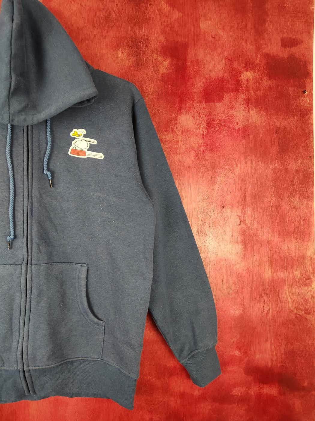 Cartoon Network Peanuts Blue Hoodie Sweatshirt vintage #4809 Size L / US 10 / IT 46 - 7 Thumbnail