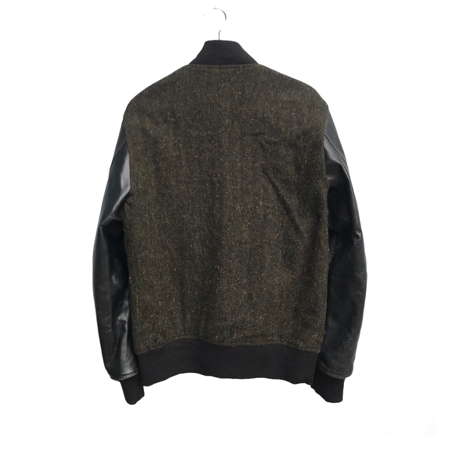 Comme des Garcons RARE Comme Des Garcon varsity wool sleeve leather cowhide Size US M / EU 48-50 / 2 - 4 Thumbnail