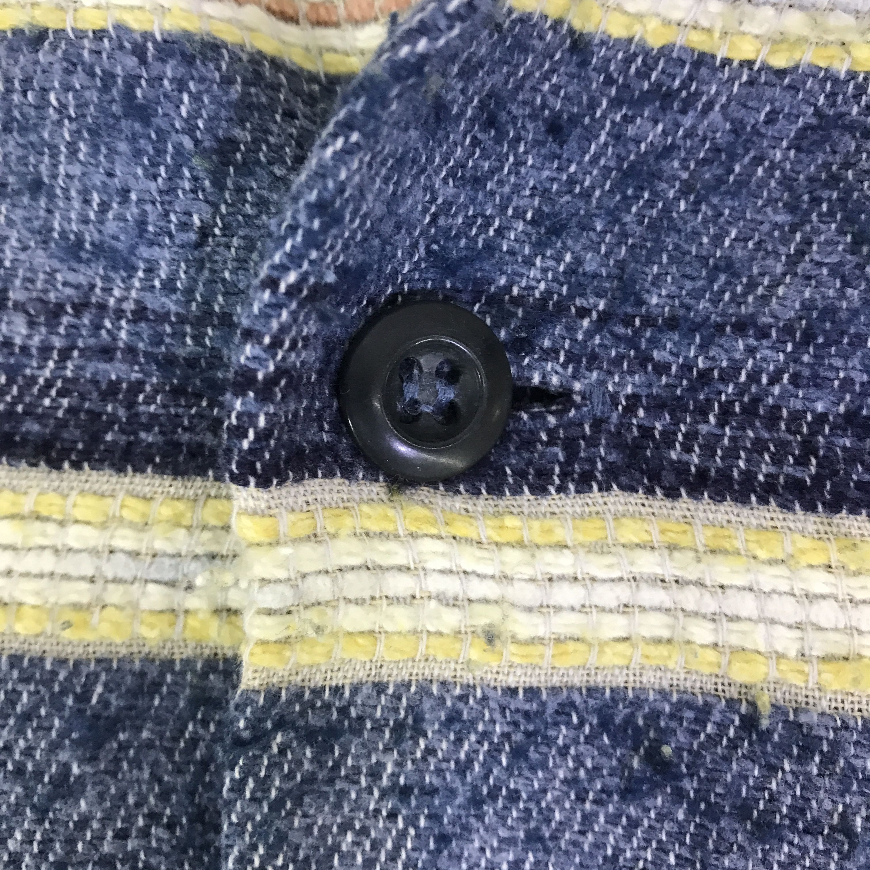 Sugar Cane sugar cane Button Striped jacket K100B14 Size US M / EU 48-50 / 2 - 10 Thumbnail