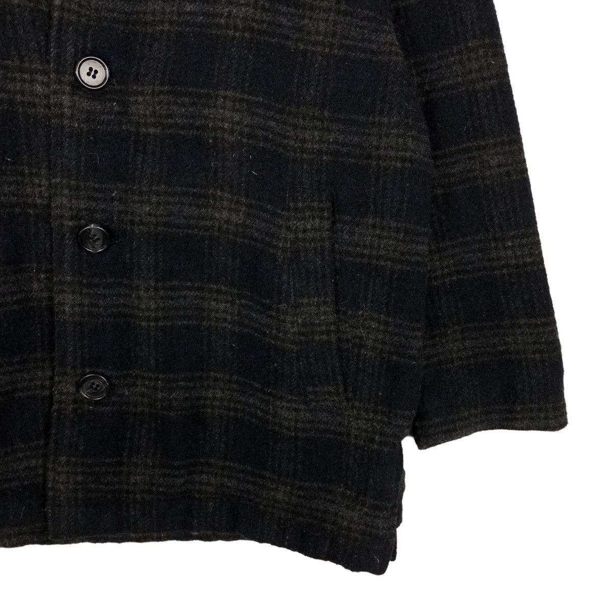 🔥Vintage Wool Jacket Riverson Double Collar Tartan Design