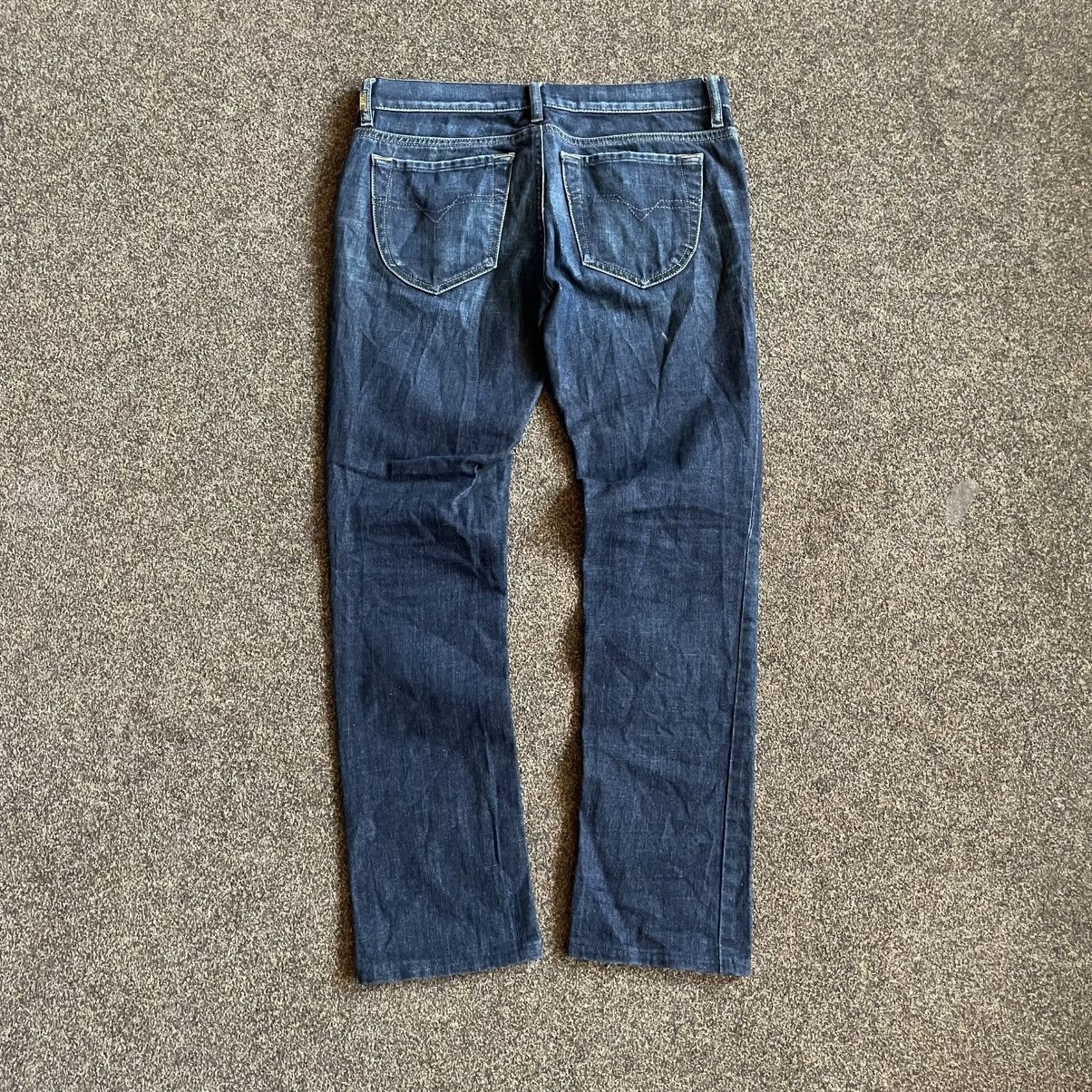 Vintage Vintage Y2K Diesel Distressed Baggy Jeans Streetwear Logo 28 Size 28" / US 6 / IT 42 - 3 Thumbnail