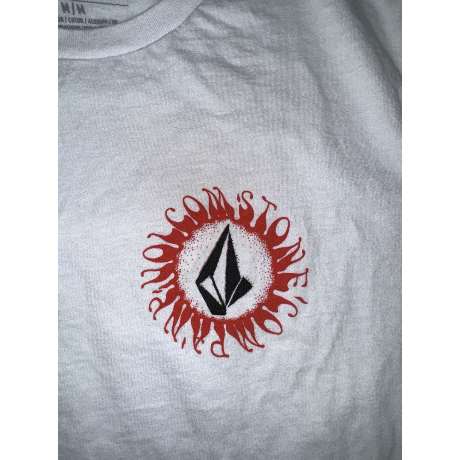 Volcom Volcom Stone T-Shirt Men White M Regular Classic Fit 19x27 Size US M / EU 48-50 / 2 - 2 Thumbnail