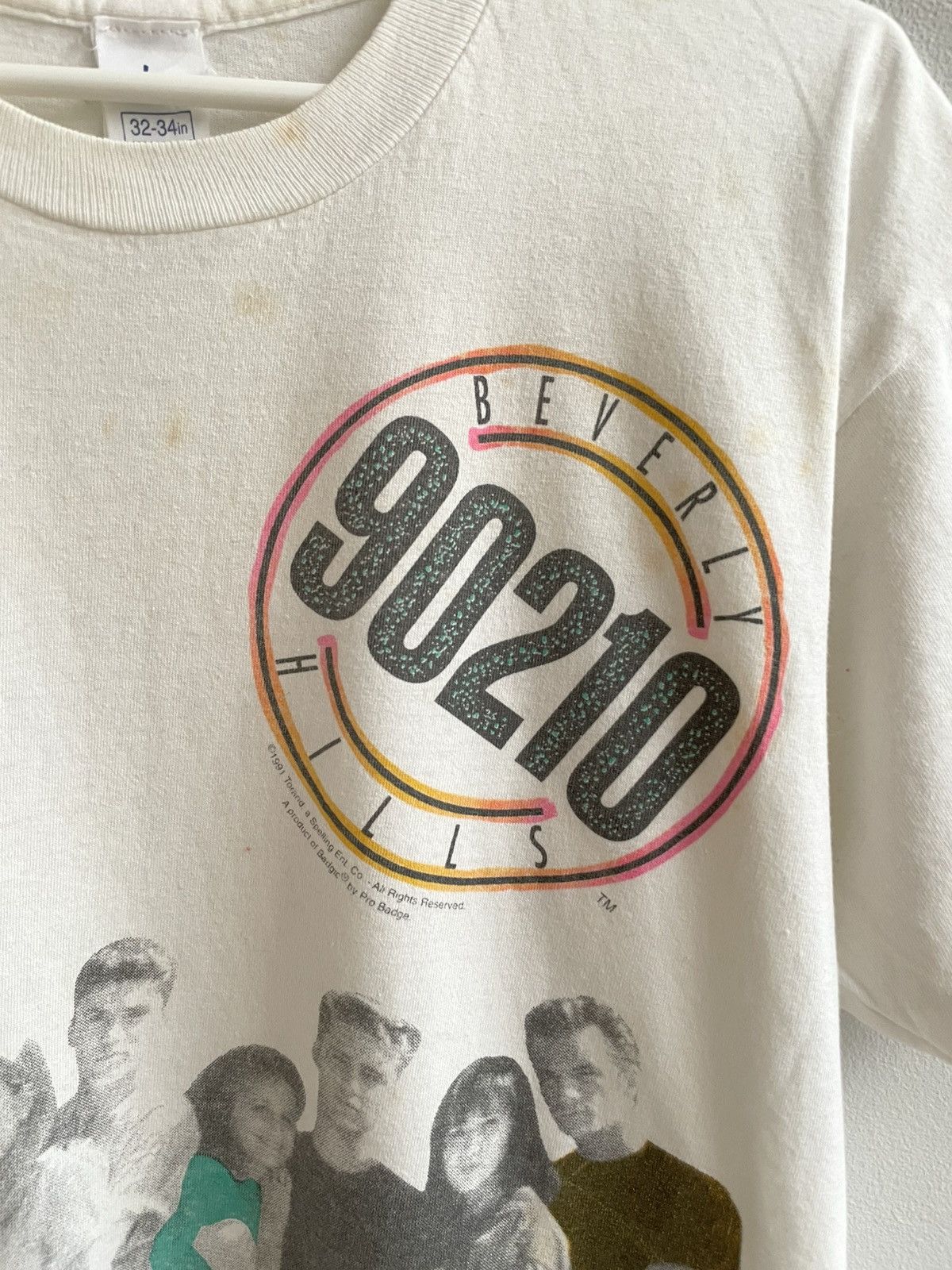 Vintage Rare Beverly Hills 90210 Vintage 1991 90s T Shirt Tee Size US L / EU 52-54 / 3 - 4 Thumbnail