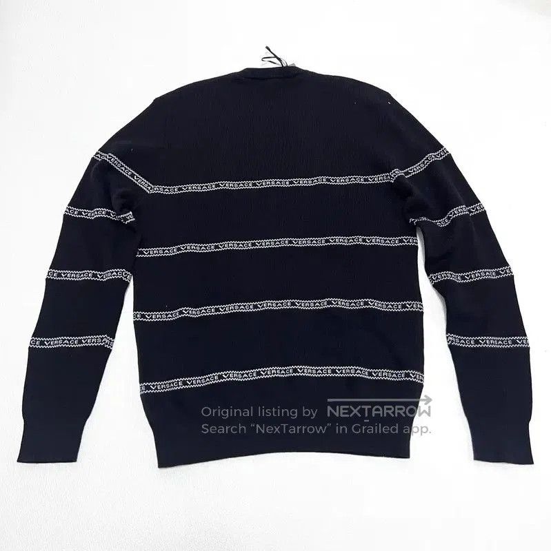 Versace Versace Black Striped Long Sleeve Sweater . Size US XXL / EU 58 / 5 - 6 Thumbnail