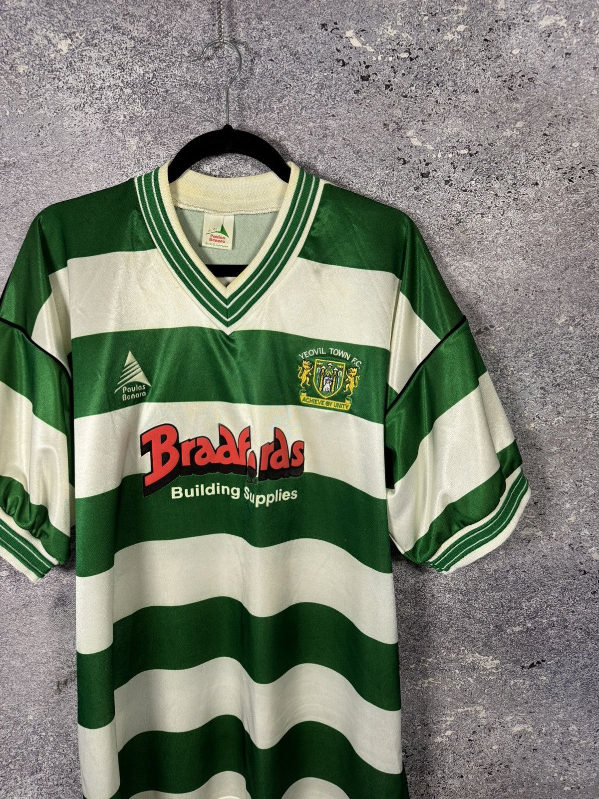 Vintage Vintage Yeovil Town FC 2003/04 Paulas Benara Soccer Jersey Size US XL / EU 56 / 4 - 2 Thumbnail