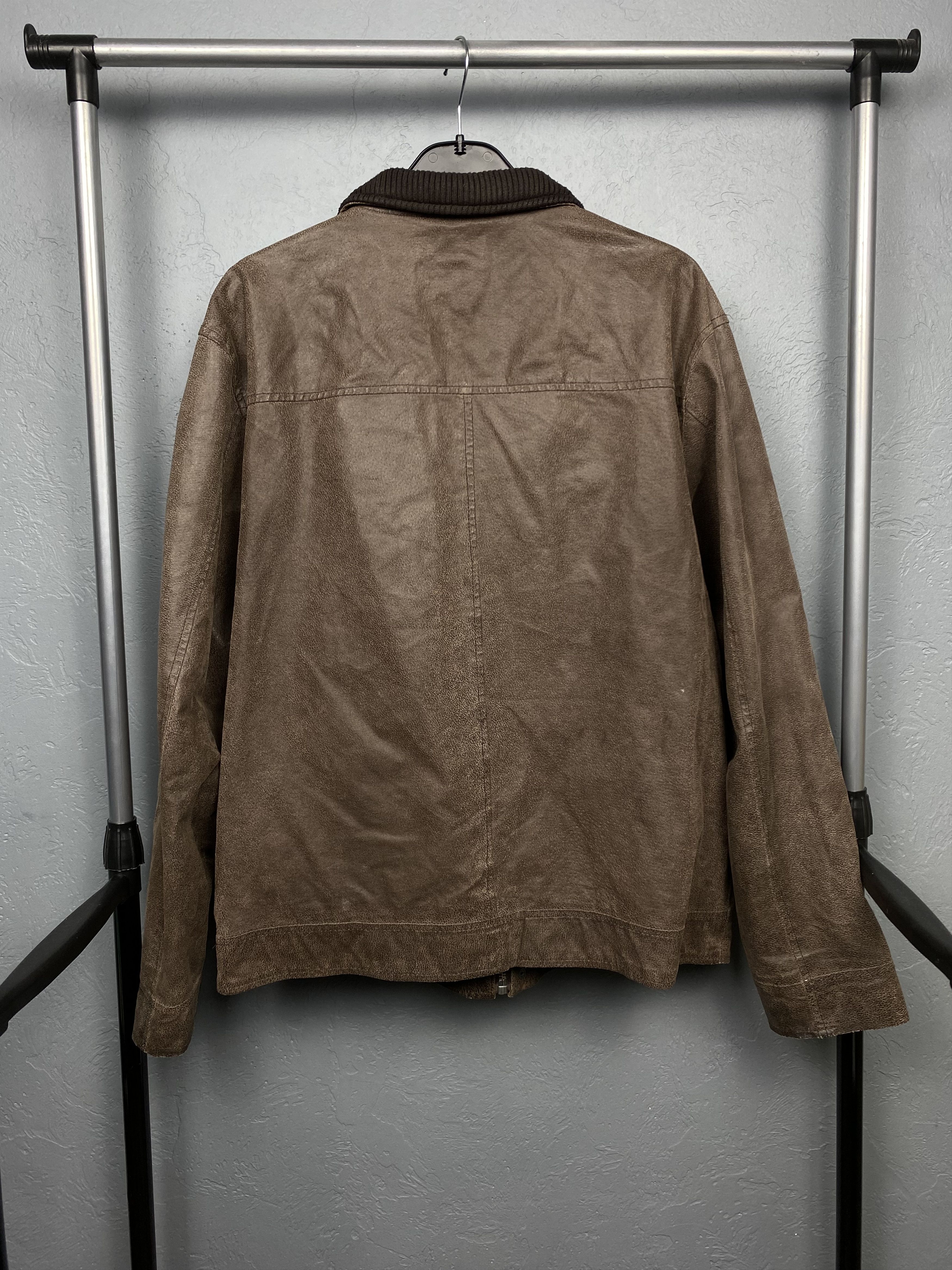 Ben Sherman Ben Sherman Vintage Mens Leather Jacket Size US L / EU 52-54 / 3 - 10 Thumbnail