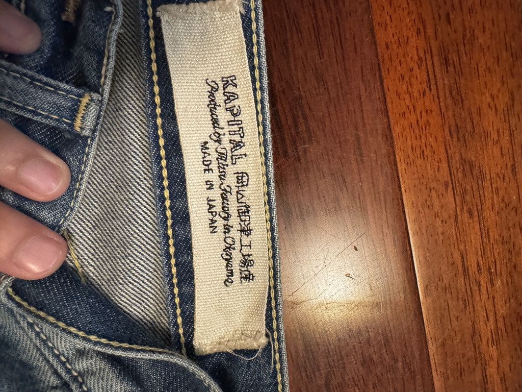 Kapital × Kapital Kountry kapital monkey cisco gem denim (indigo) Size US 32 / EU 48 - 2 Thumbnail