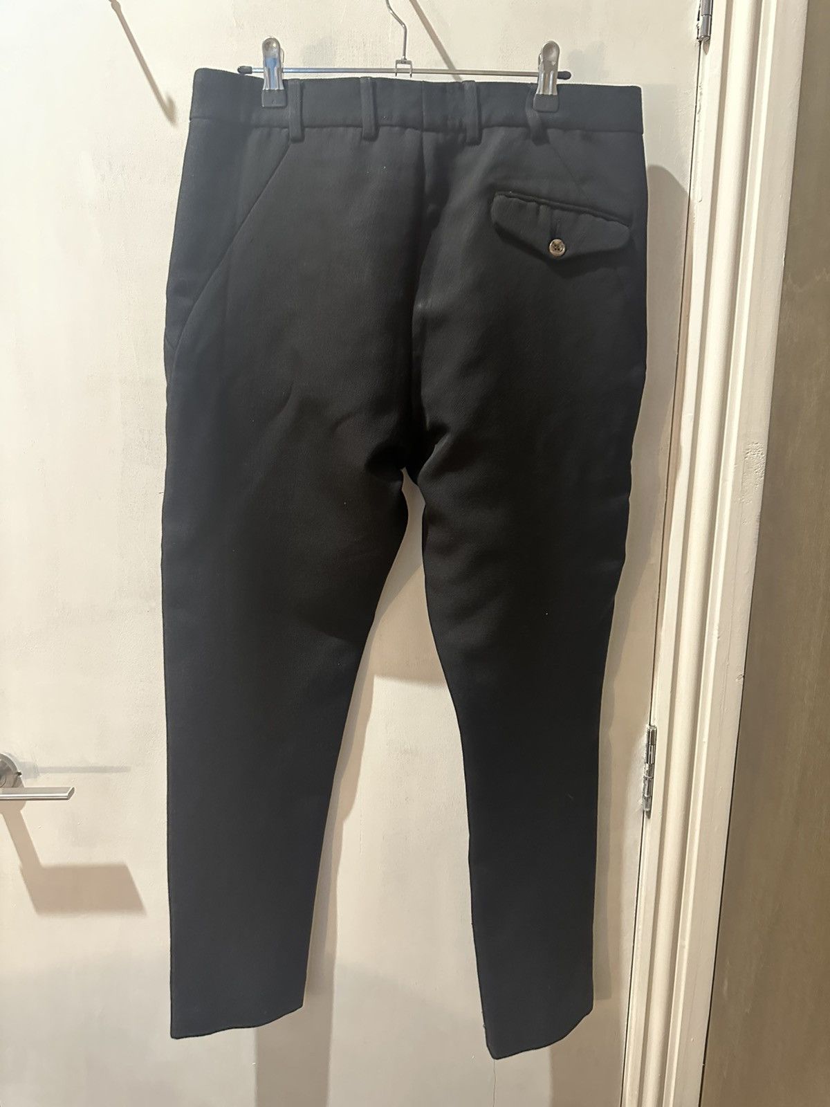 Song For The Mute Song For The Mute Wool Trouser Black Size 46R - 2 Thumbnail