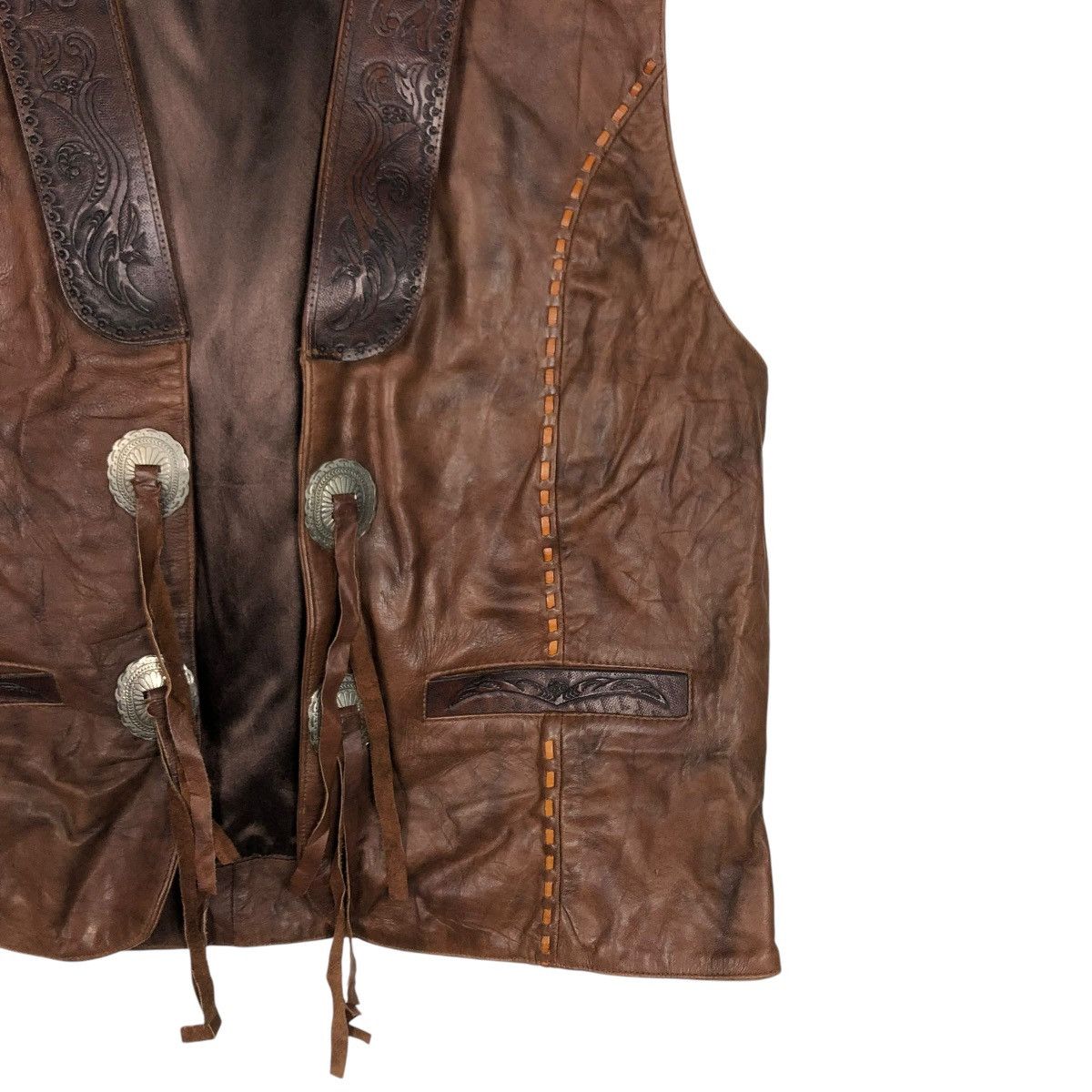 Japanese Brand 🔥VINTAGE KOBLER JACKET GENUINE LEATHER COWBOY ISSEY MOYAKE Size US M / EU 48-50 / 2 - 7 Thumbnail