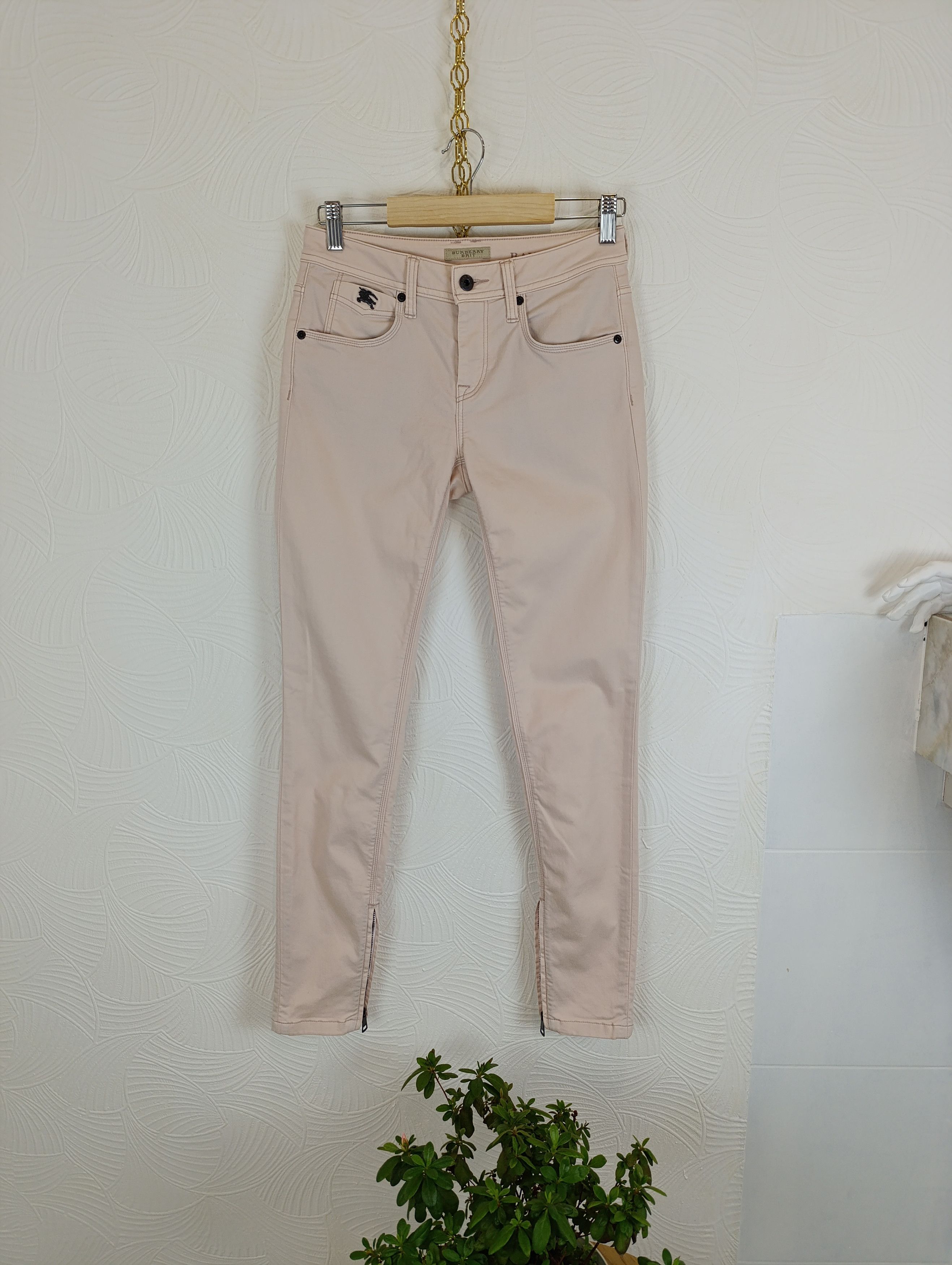 Burberry × Designer BURBERRY BRIT BAYSWATER WOMENS SKINNY ANKLE JEANS Size 26" / US 2 / IT 38 - 1 Thumbnail