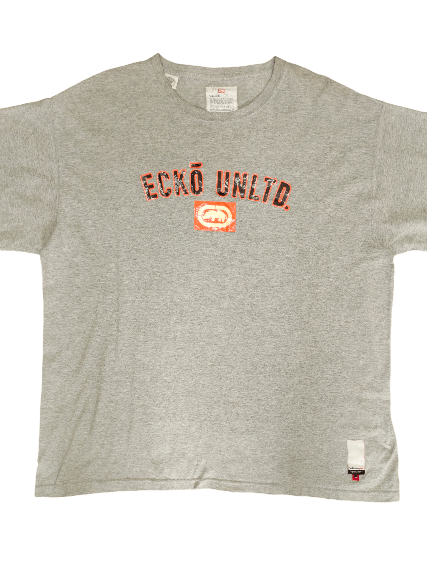Ecko Unltd. Vintage 90s Ecko Unltd.Spell Out Made In Usa T-Shirt Jnco Size US XXL / EU 58 / 5 - 1 Thumbnail