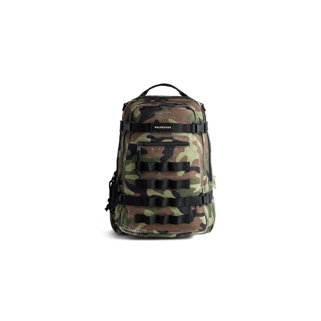 Balenciaga o1bcso1str0425 Size: OS / Army Small Backpack Camo Print Size ONE SIZE - 1 Thumbnail