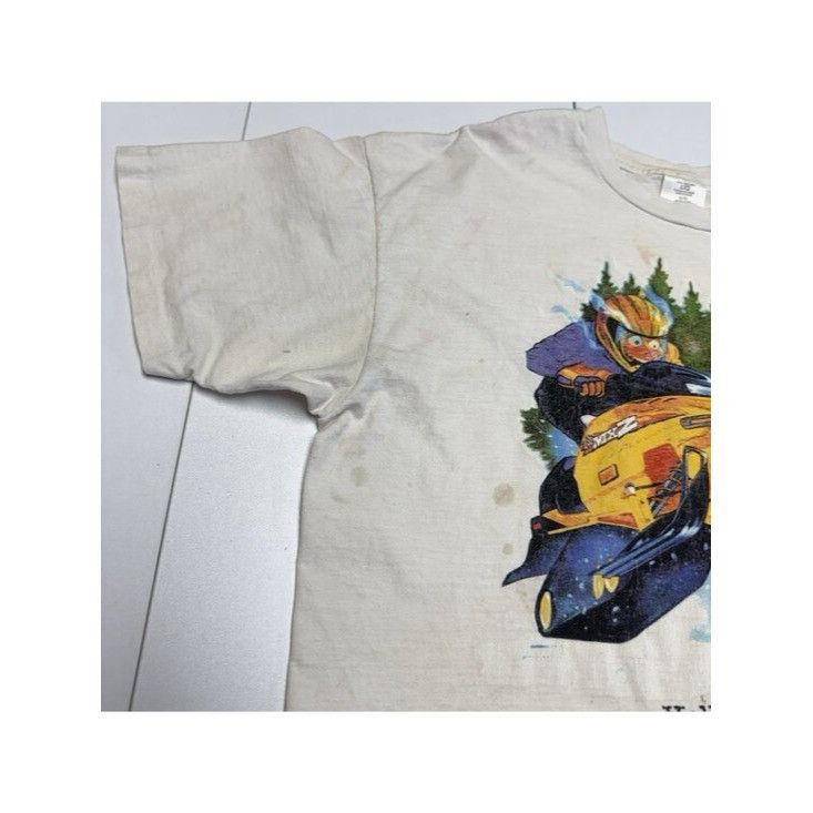 Vintage Vintage Yellow Fever Snowmobile T Shirt Mens XL White Y2k Size US XL / EU 56 / 4 - 4 Thumbnail