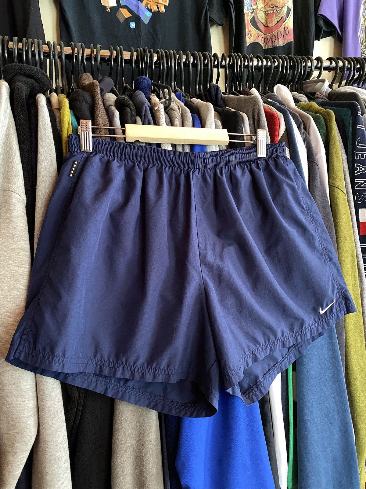 Nike VINTAGE NIKE NYLON SHORTS 90s Size US 34 / EU 50 - 2 Thumbnail